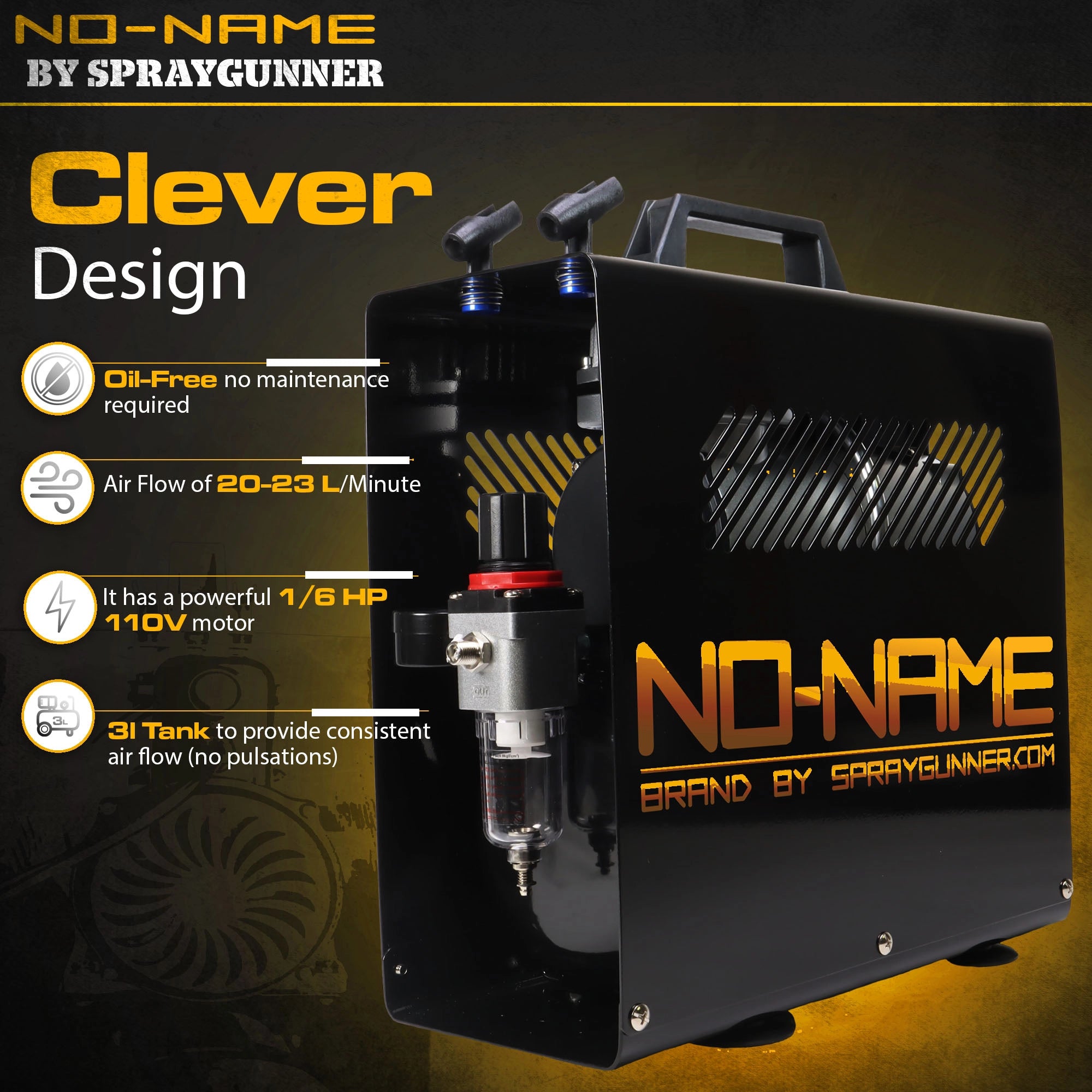 Master Blaster Airbrush Compressor by NO-NAME Brand - Urbanlystore