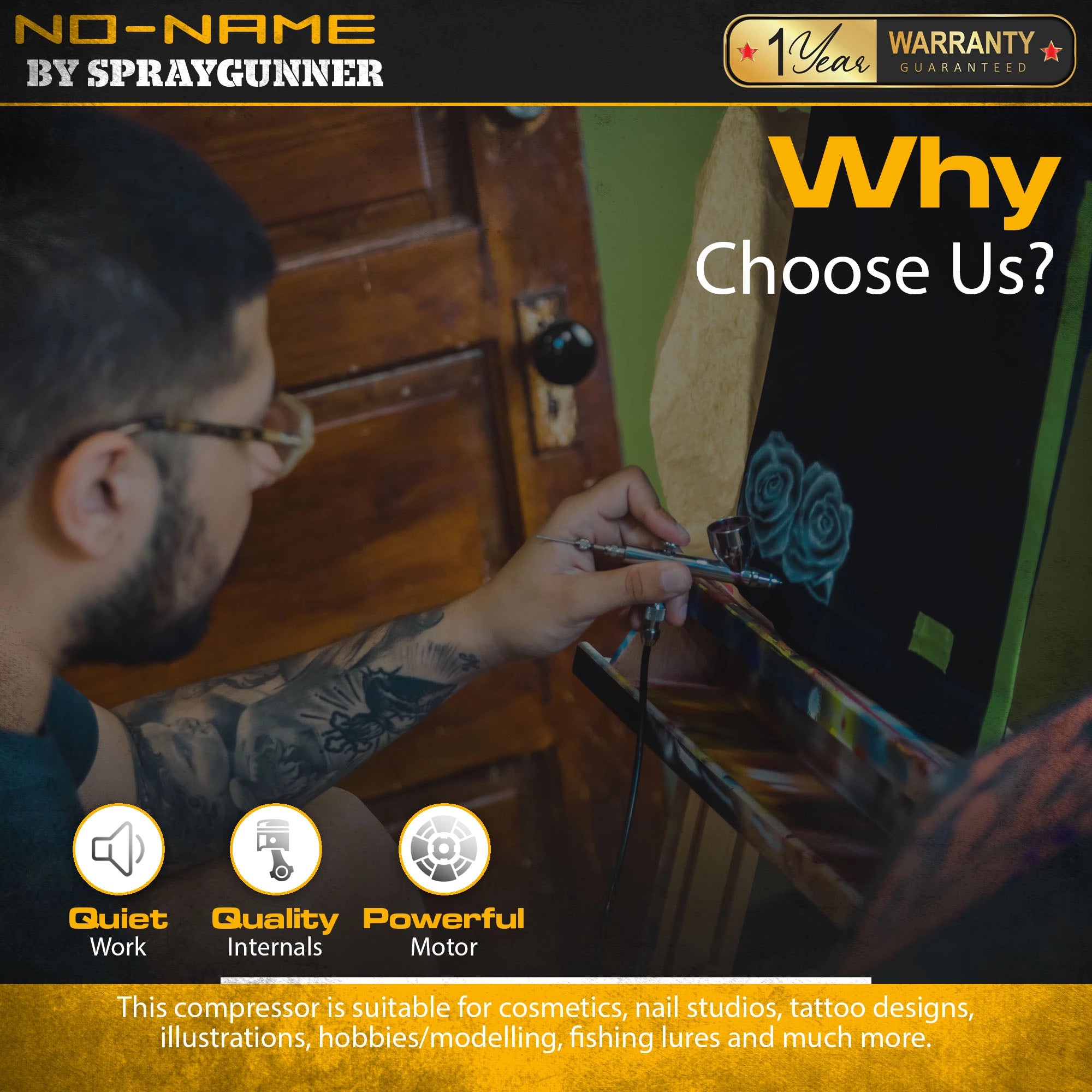 Master Blaster Airbrush Compressor by NO-NAME Brand - Urbanlystore