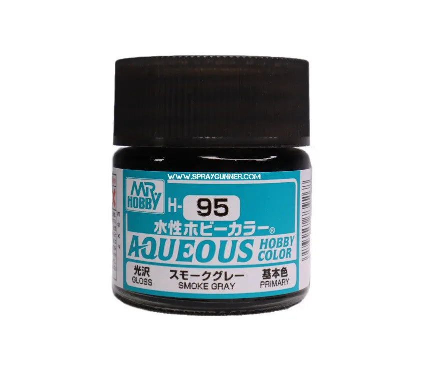 Mr. Hobby Aqueous H95 Gloss Smoke Gray - Urbanlystore
