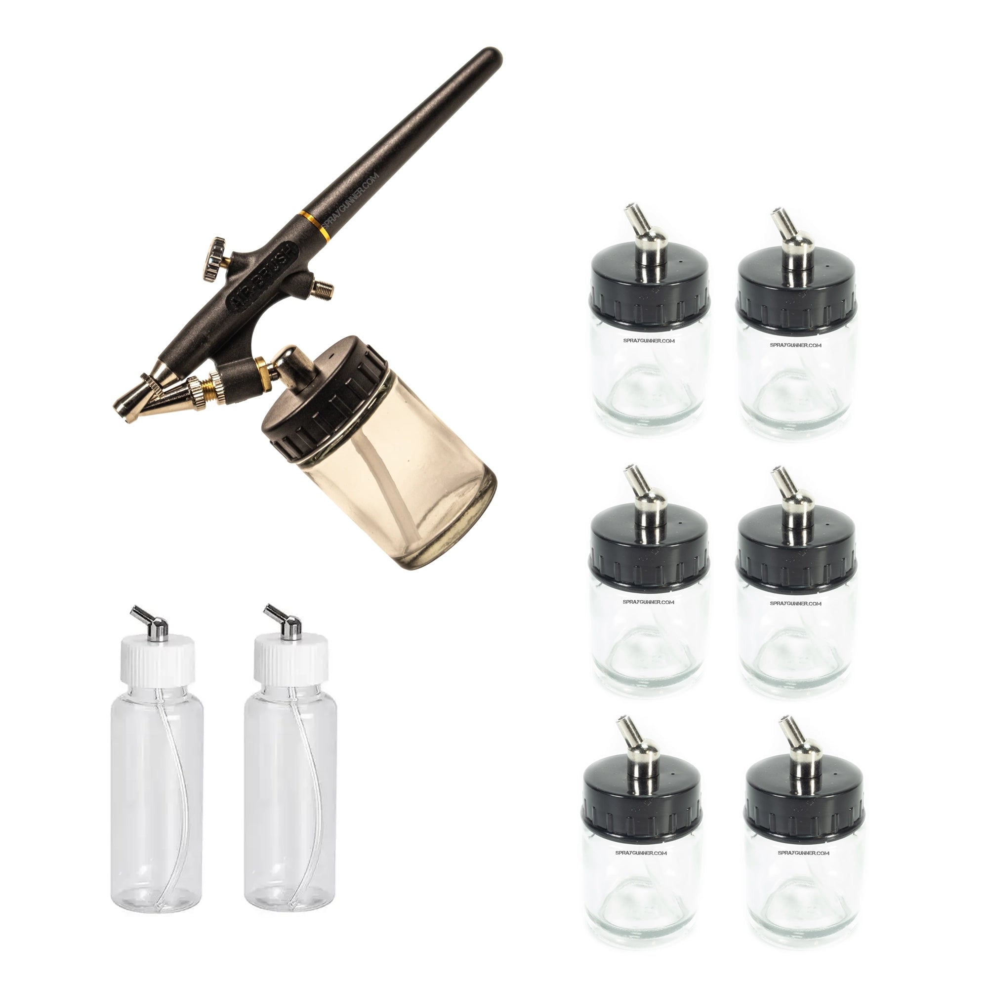 Single Action External Mix airbrush Kit