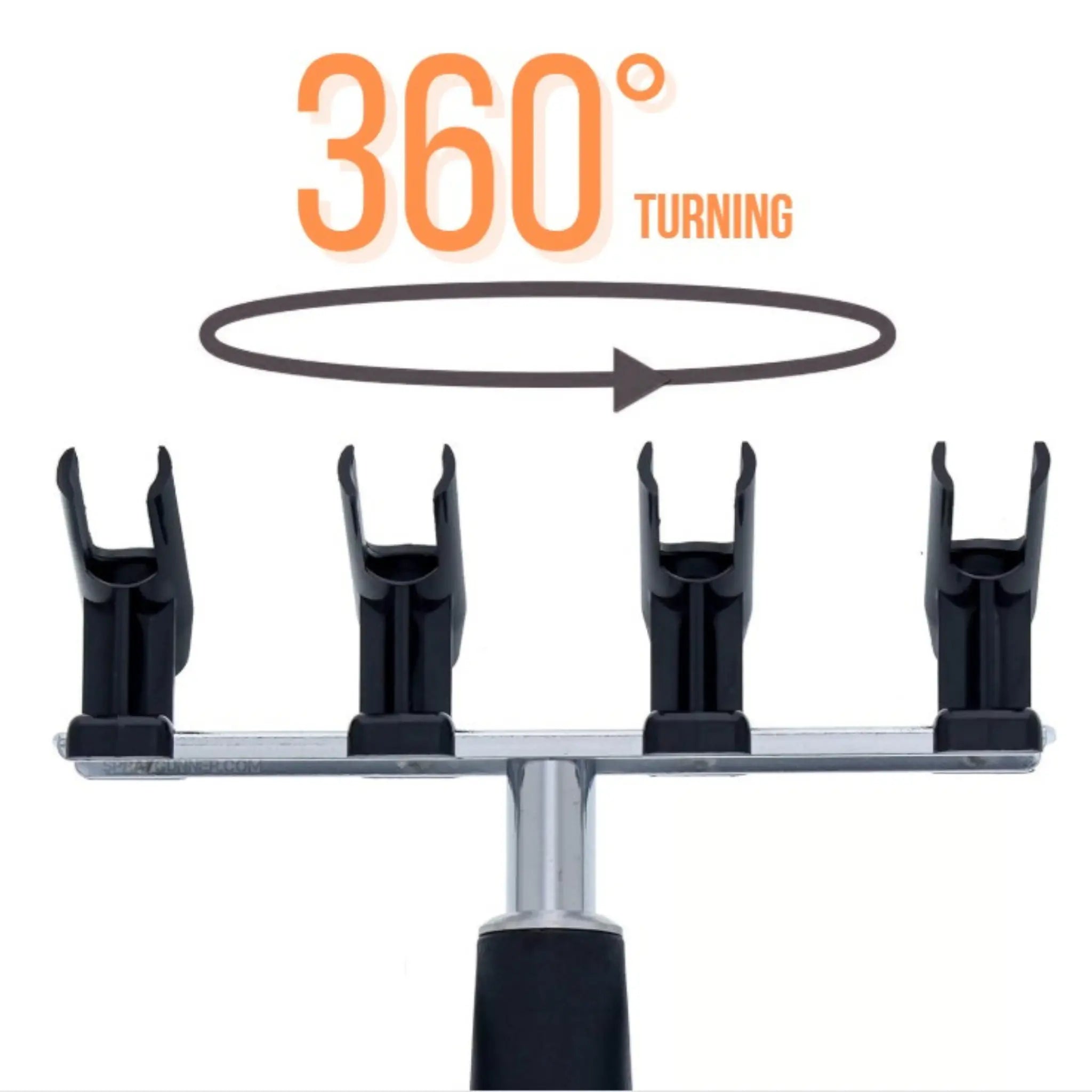 Clamp Style Four Airbrush Holder by NO-NAME Brand (NN-BD15B)