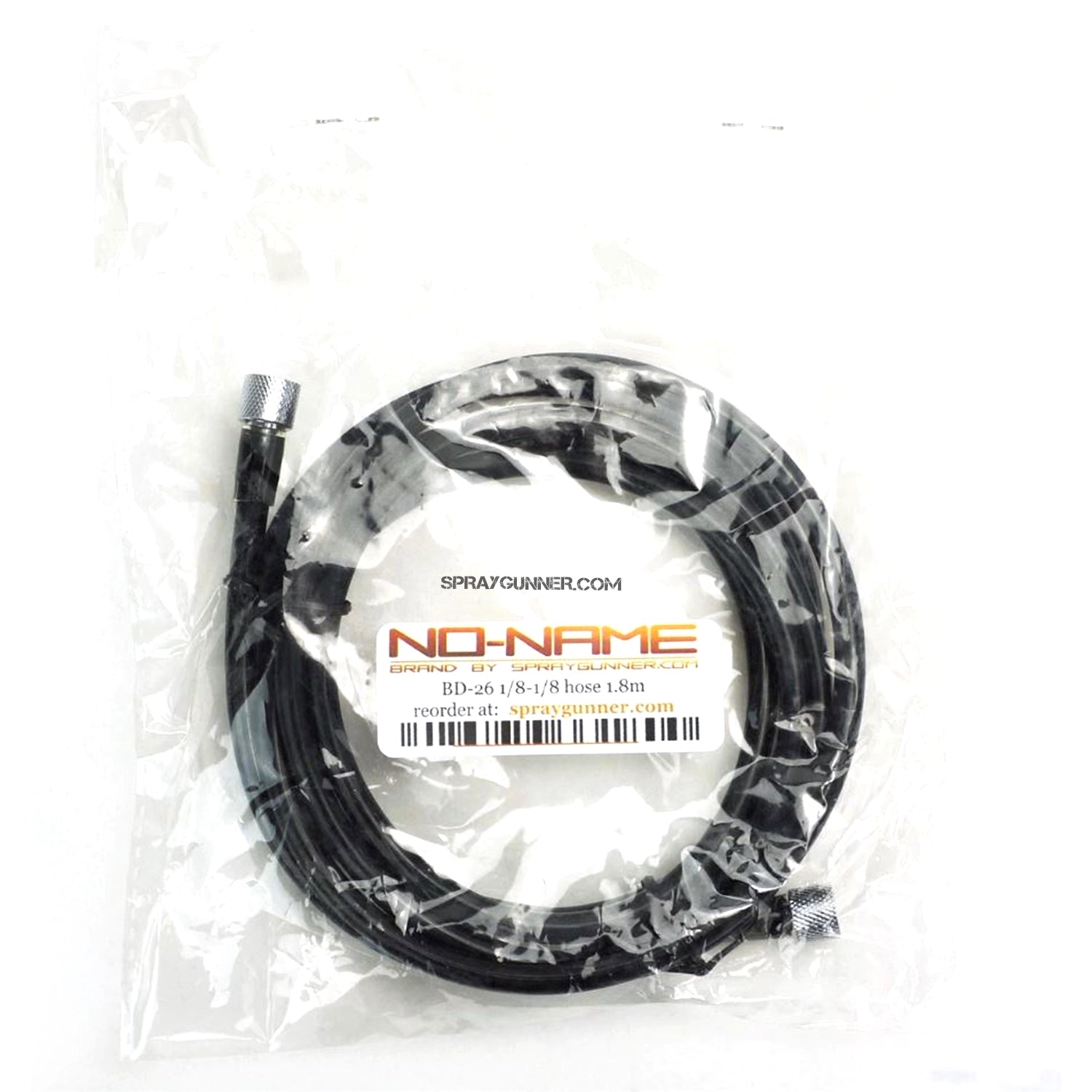 1/8" - 1/8" Black Polyurethane Air Hose (1.8m) by NO-NAME Brand - Urbanlystore