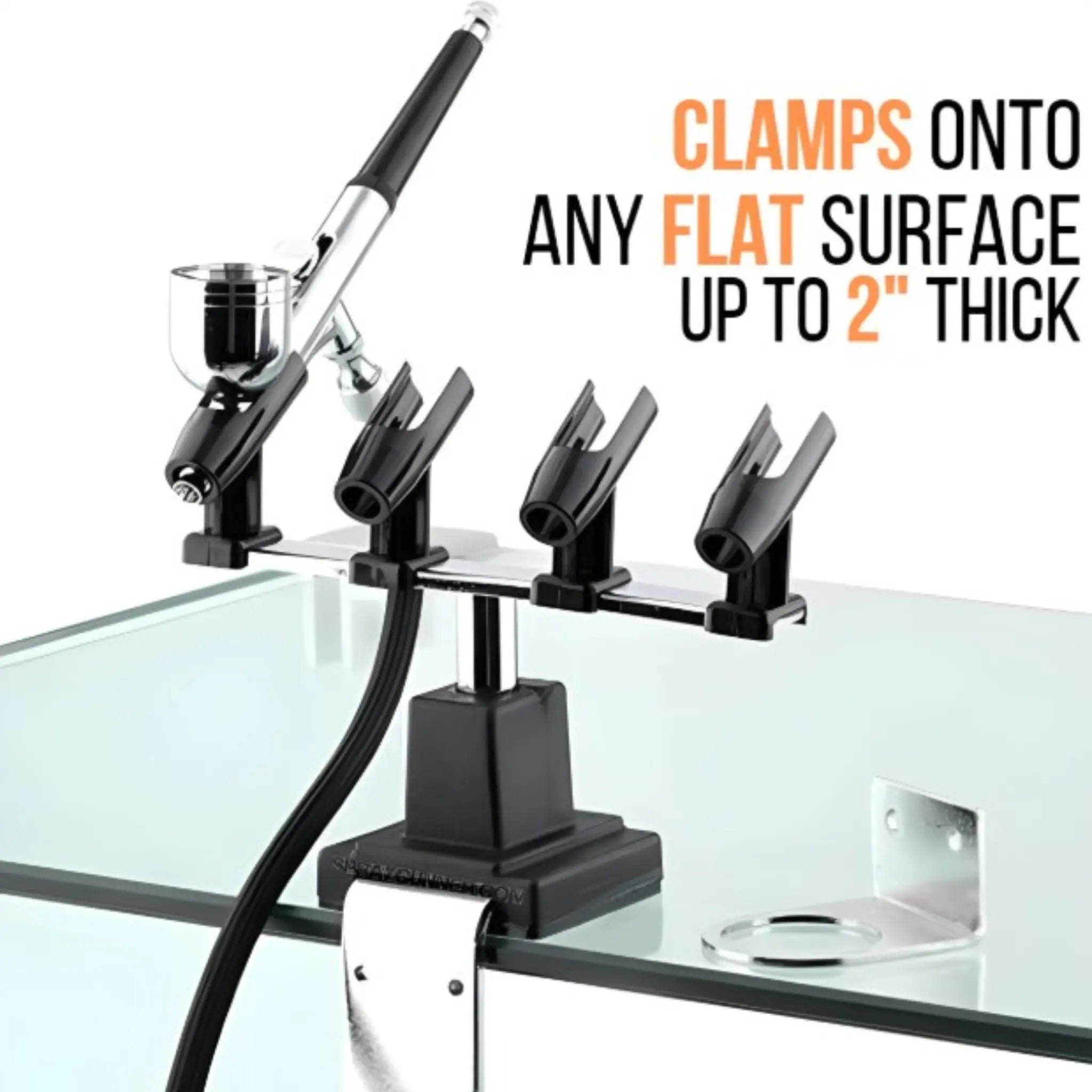 Clamp Style Four Airbrush Holder by NO-NAME Brand (NN-BD15B)