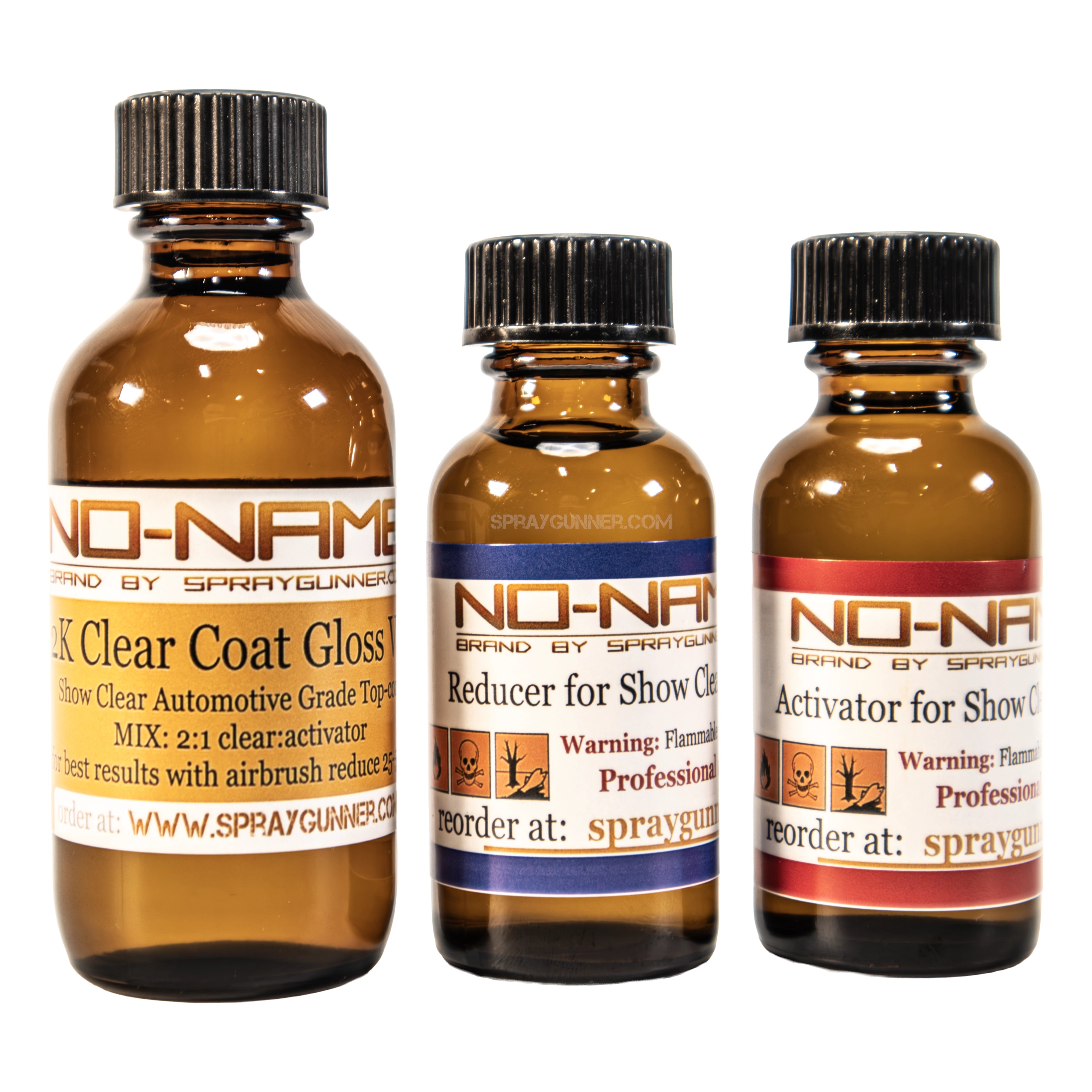 2K Gloss Clear Coat 2oz set by NO-NAME brand