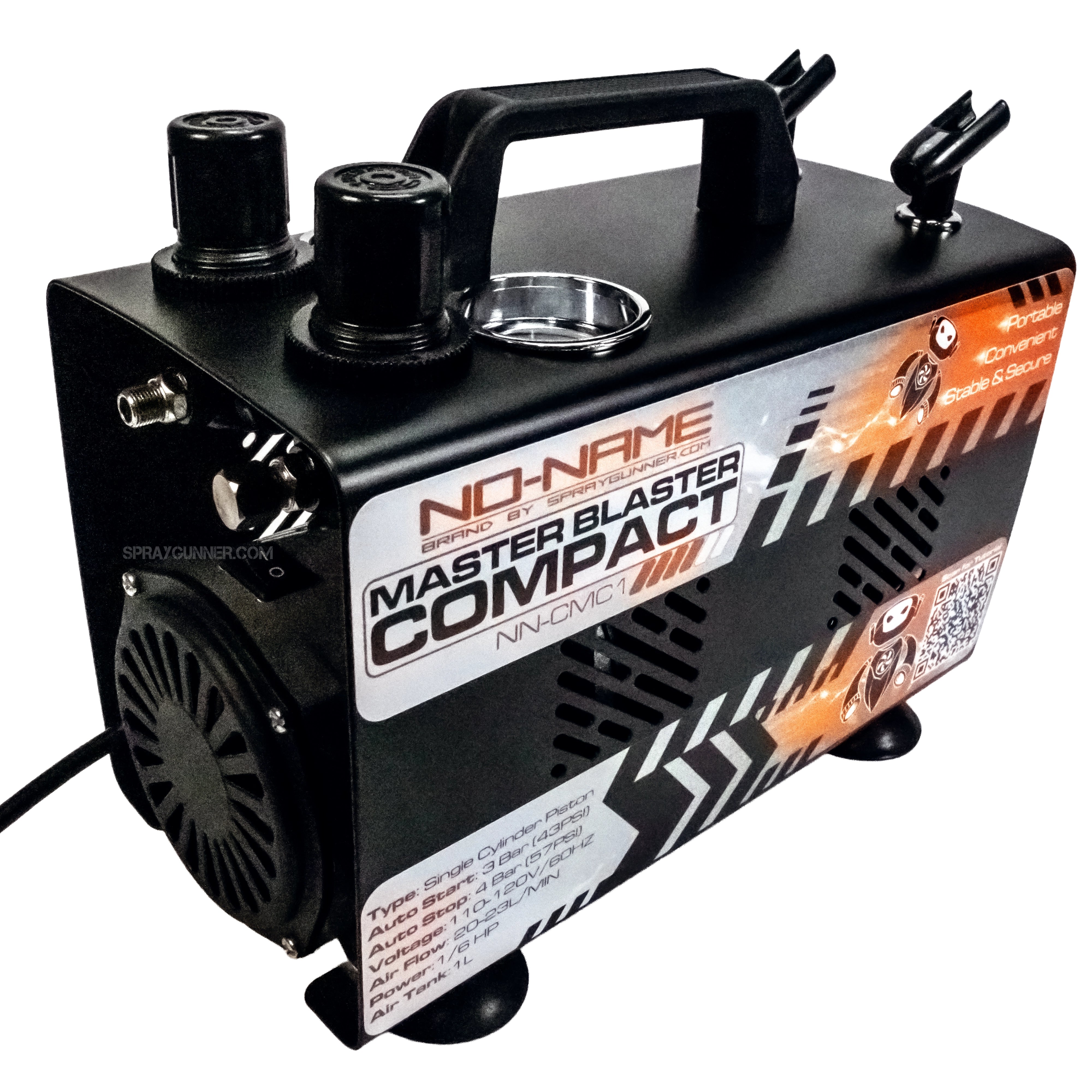Open Box Compact Master Blaster Airbrush Compressor by NO-NAME Brand