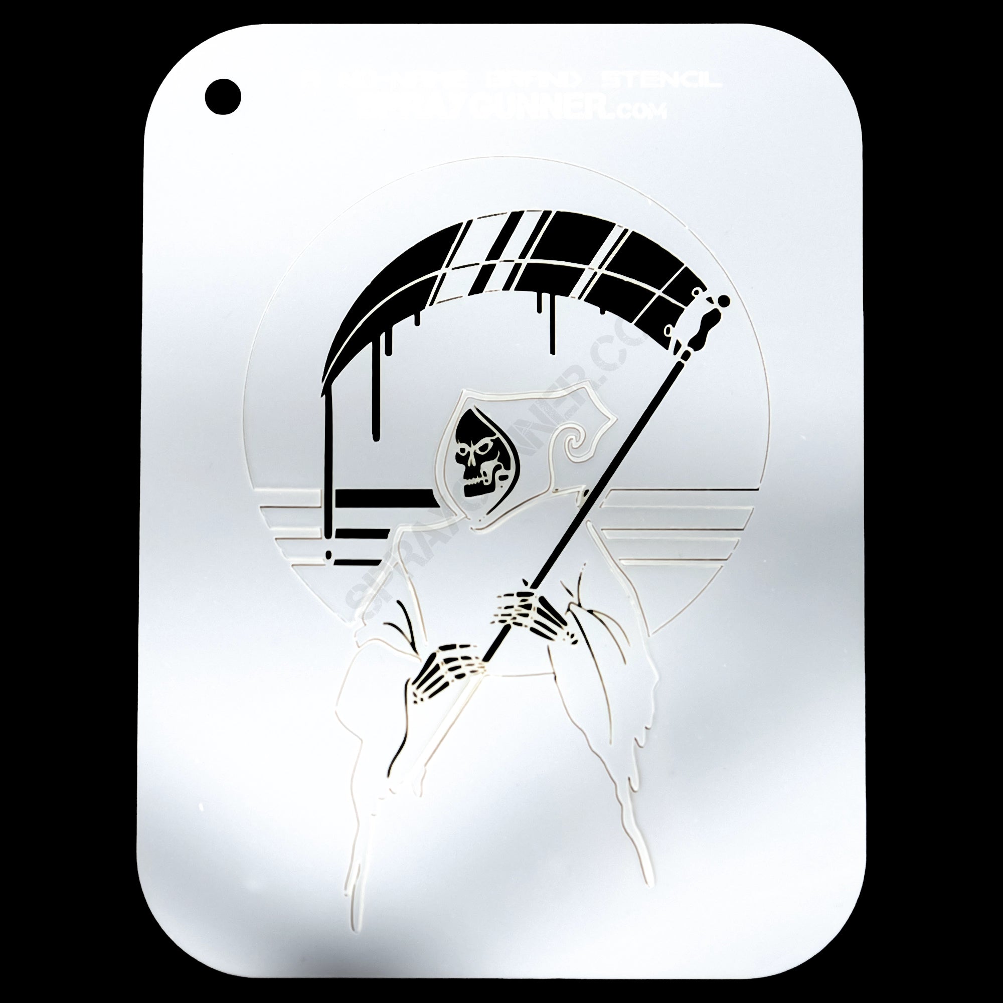 NO-NAME Brand Grim Reaper Stencil #1