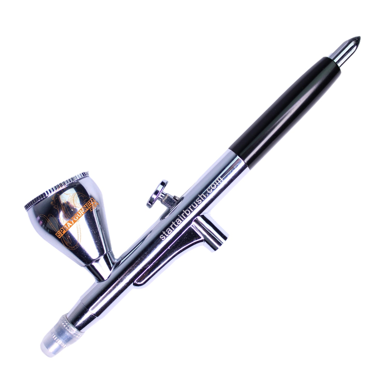 Black cordless airbrush compressor battery powered with NO-NAME Paint Set - Urbanlystore