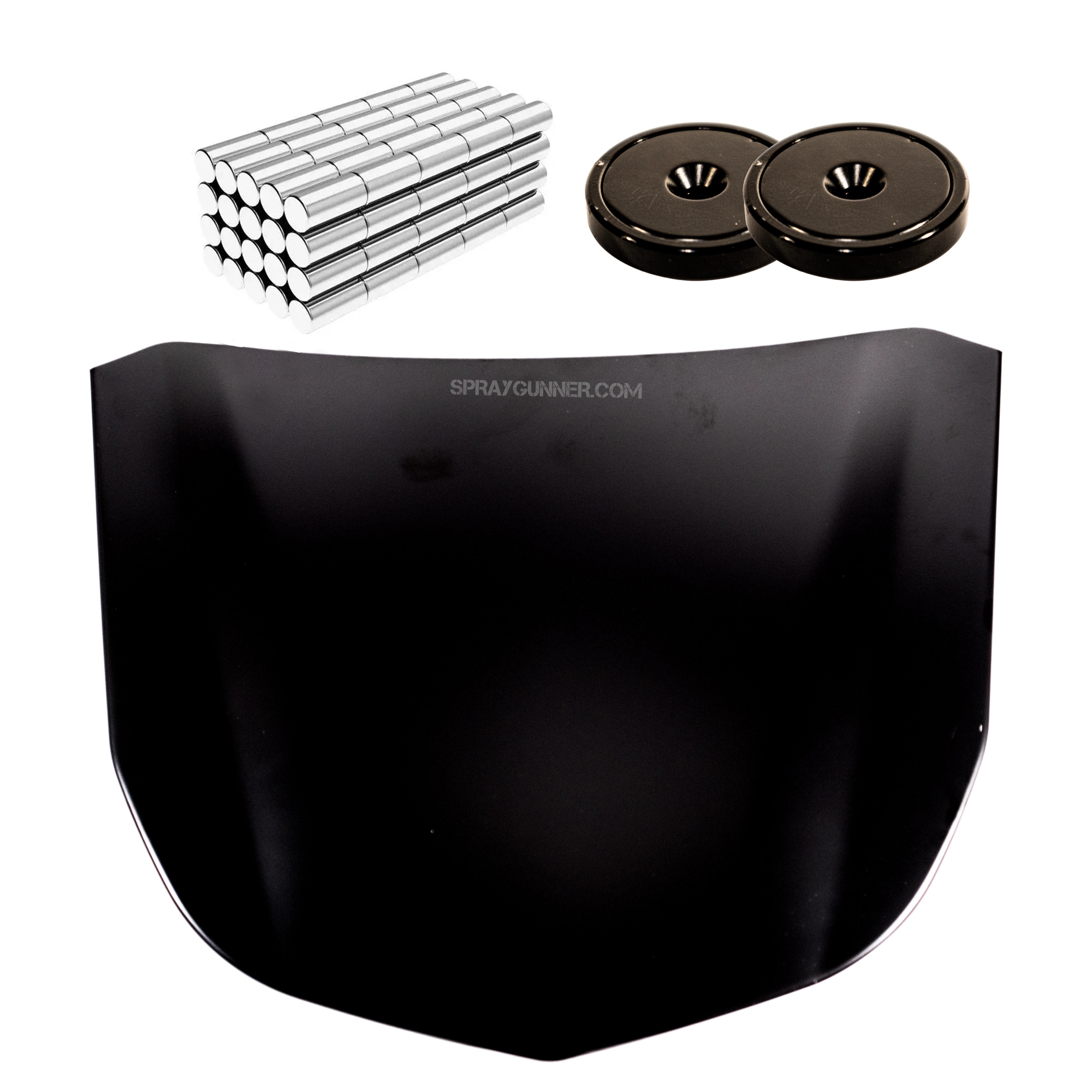 SpeedShapes: Primed Mini Hood Large (with options)