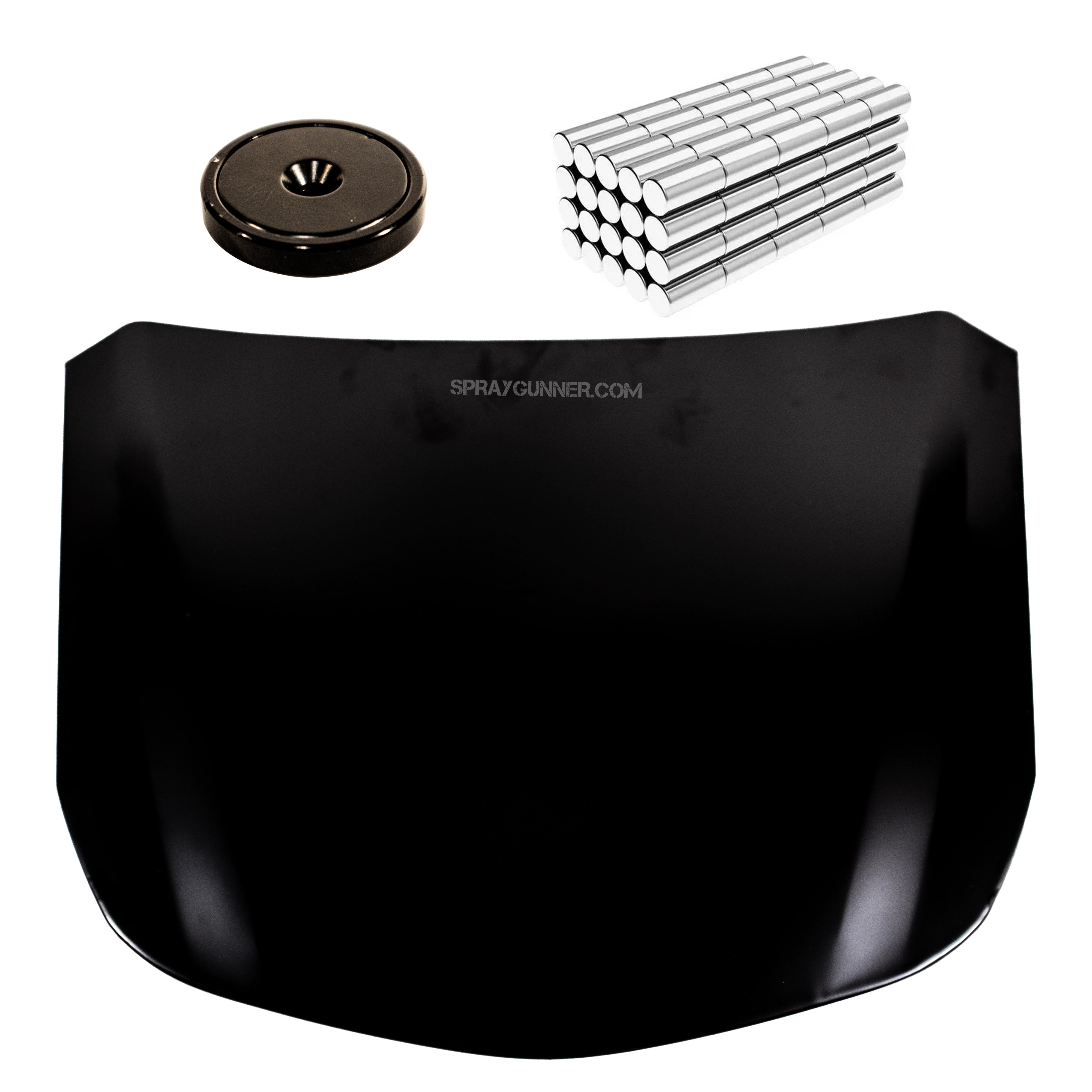 SpeedShapes: Primed Mini Hood Extra Large (with options)