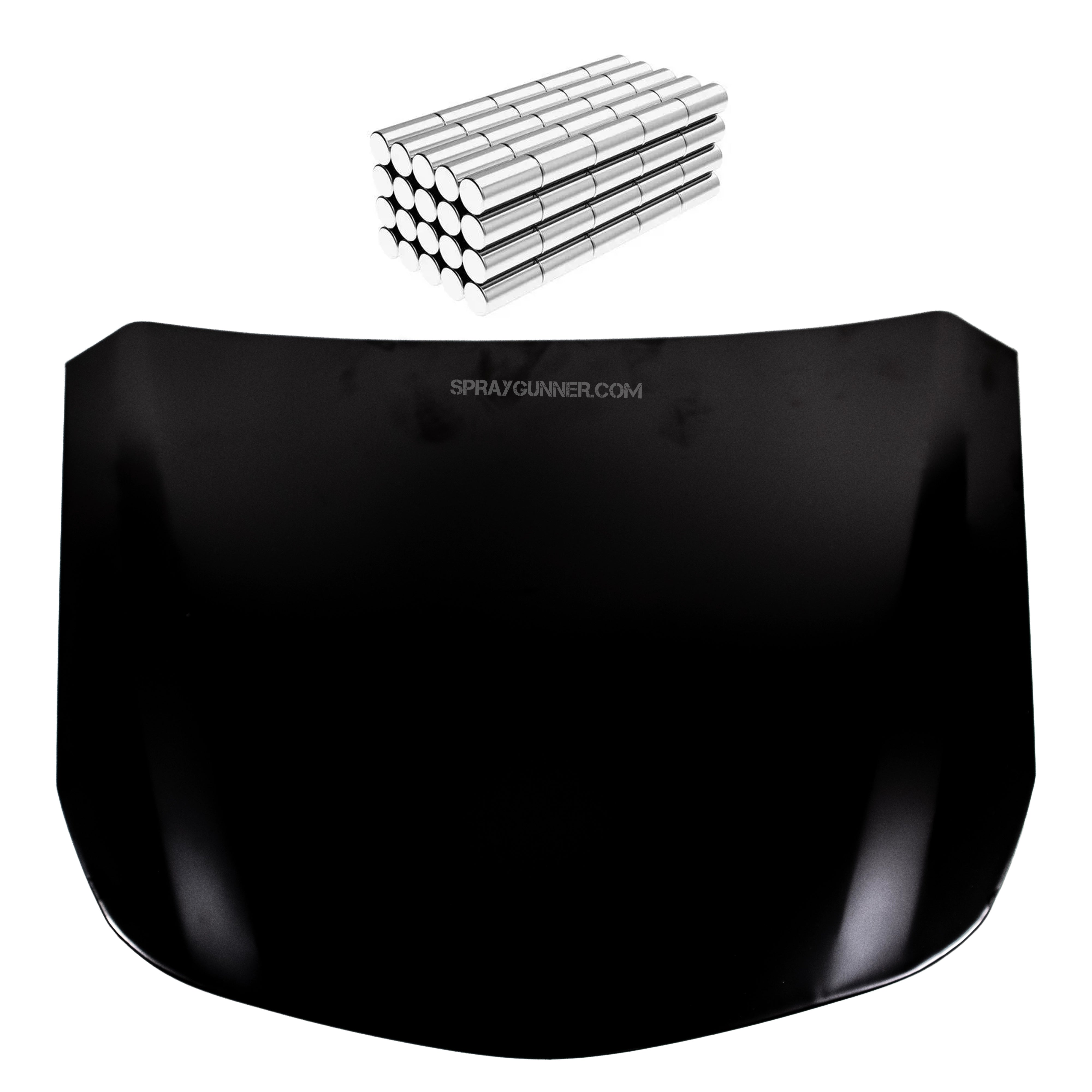 SpeedShapes: Primed Mini Hood Extra Large (with options)