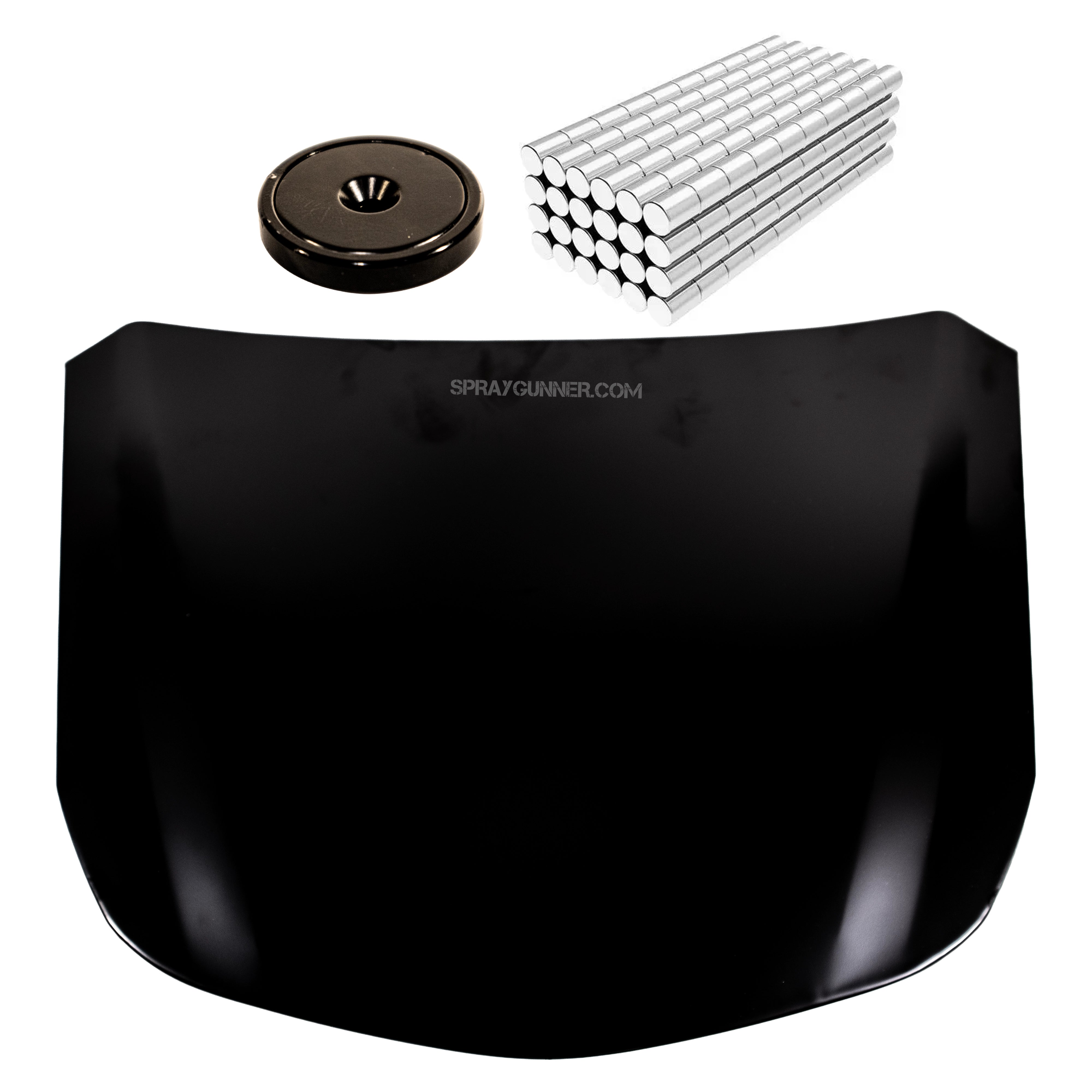 SpeedShapes: Primed Mini Hood Extra Large (with options)