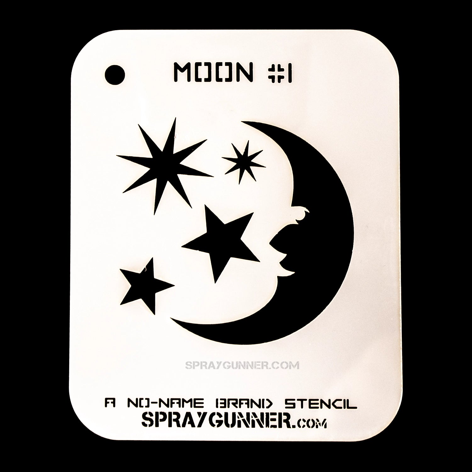 NO-NAME Brand Moon Stencil #1 - Urbanlystore