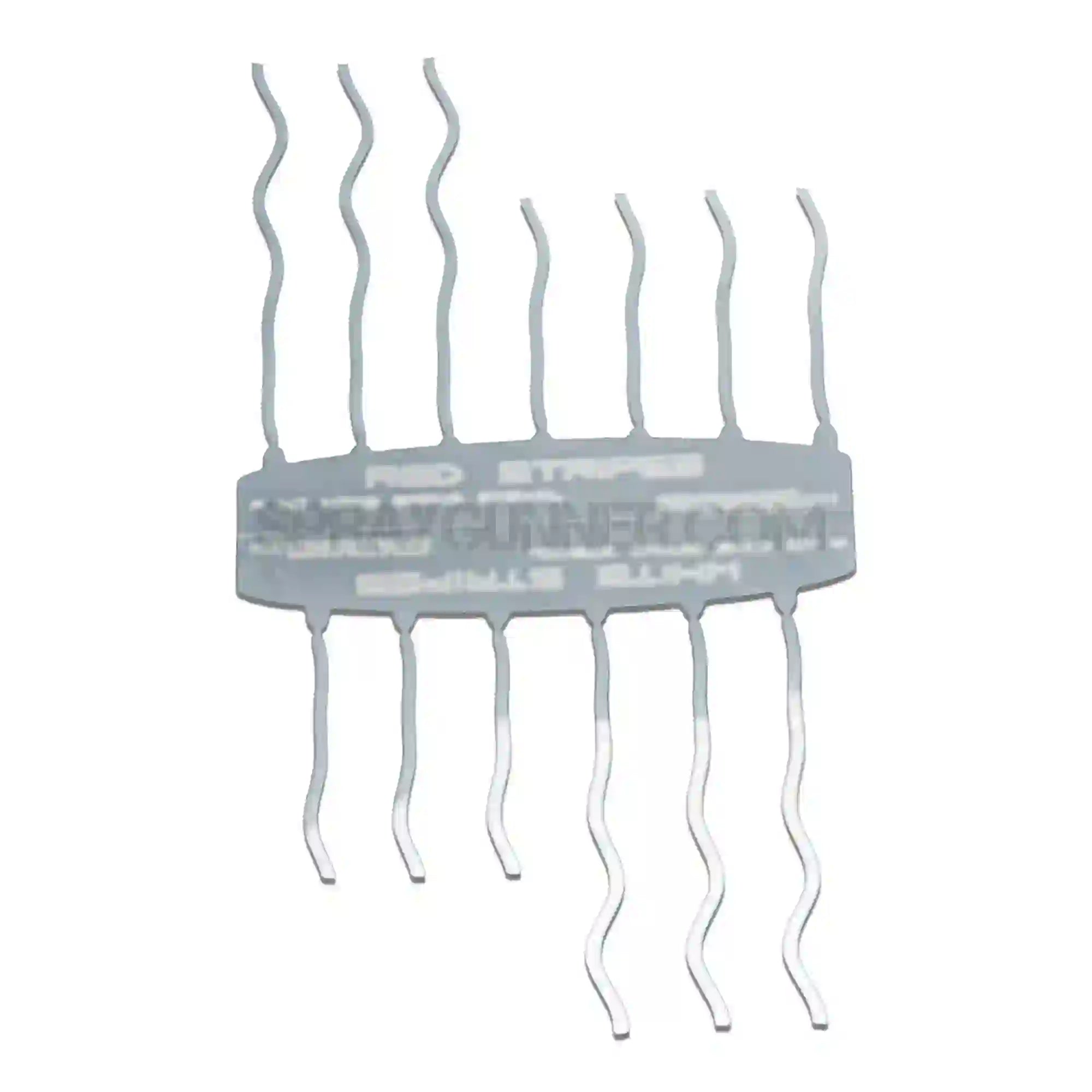 White background of red stripe stencil for American flag. Reusable and perfect for airbrushing dynamic patriotic patterns.