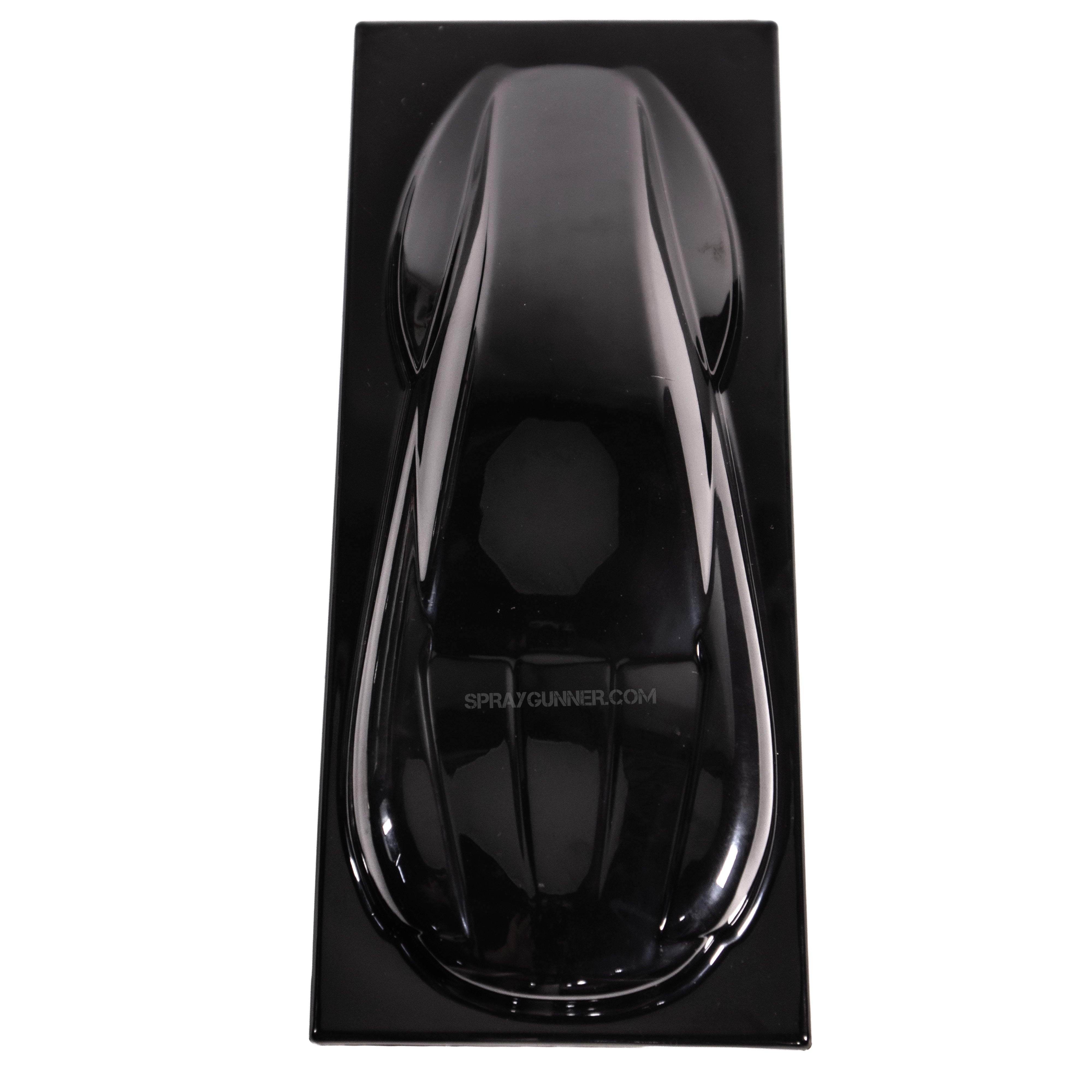 SpeedShapes: Sports Car Model Black (with rectangular base)