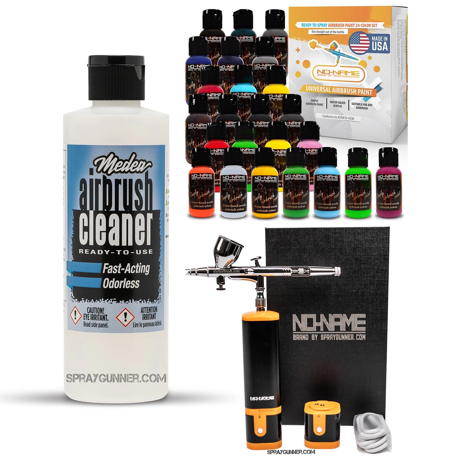 Cordless airbrush battery powered compressor with airbrush kit with Options - Urbanlystore