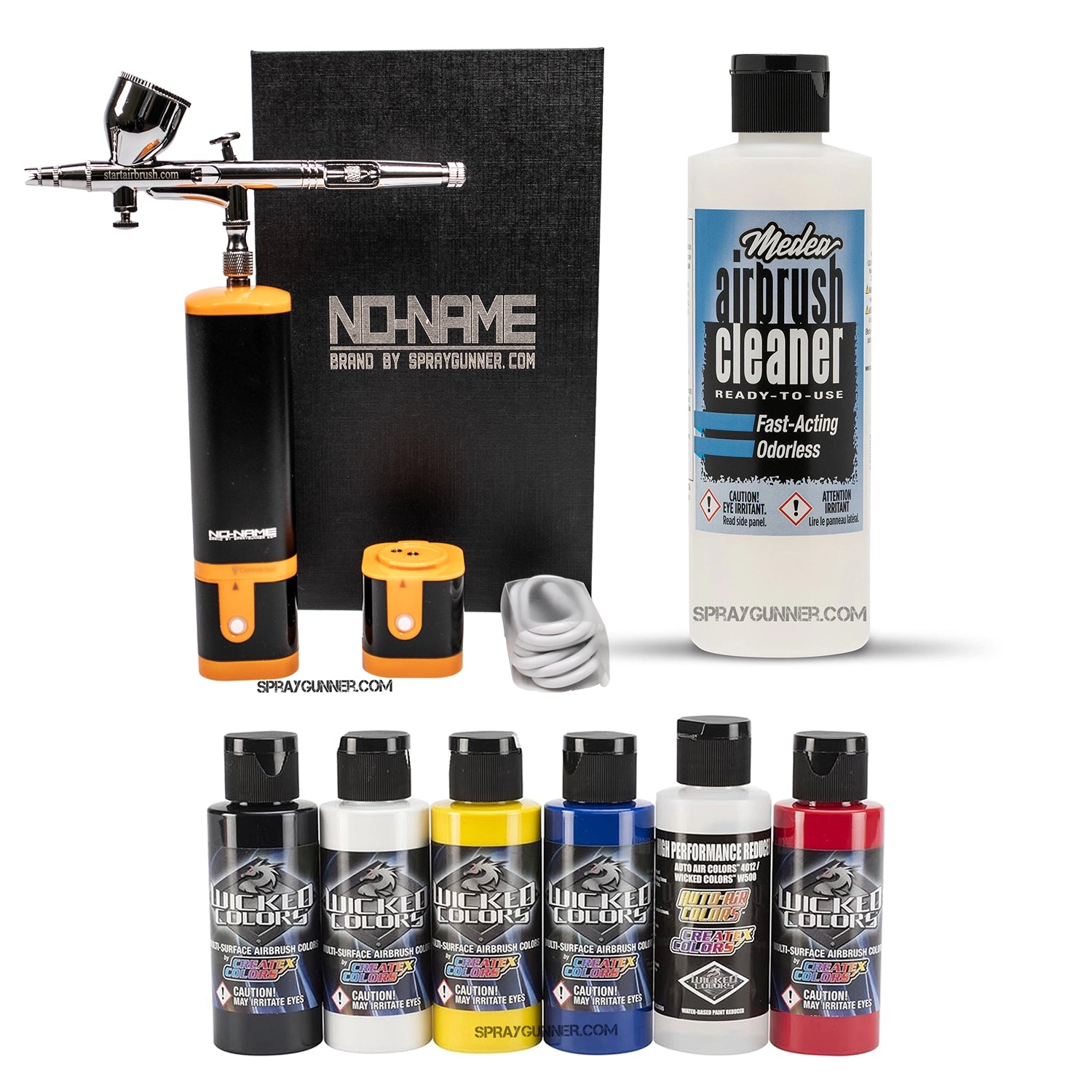 Cordless airbrush battery powered compressor with airbrush kit with Options - Urbanlystore