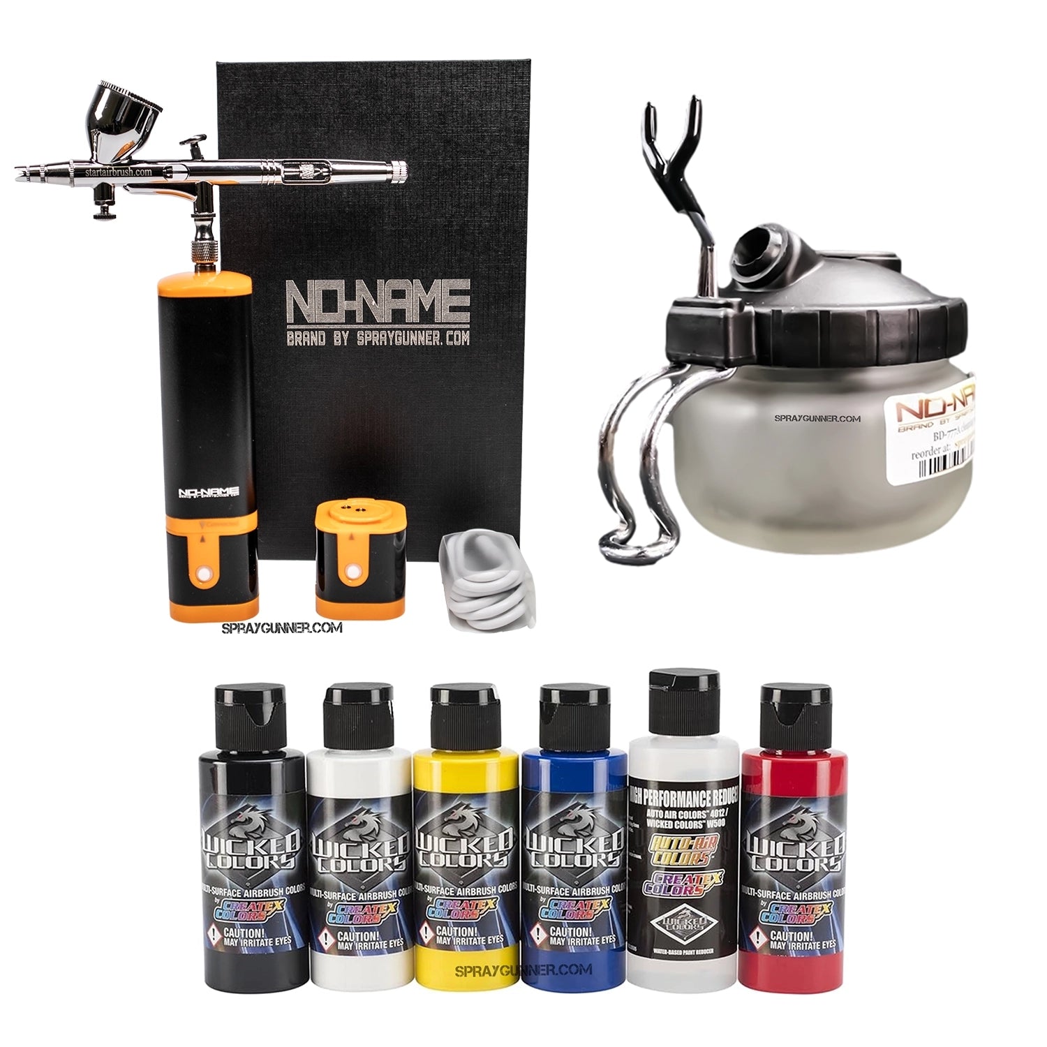 Cordless airbrush battery powered compressor with airbrush kit with Options - Urbanlystore