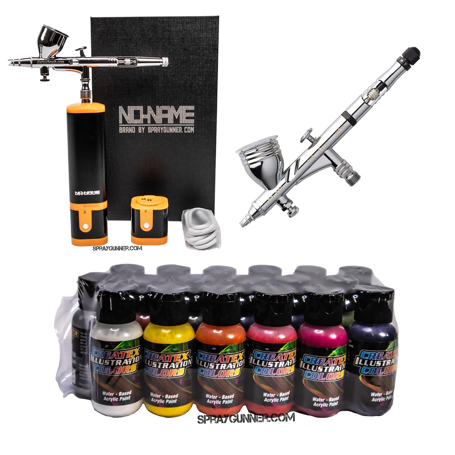 Cordless airbrush battery powered compressor with airbrush kit with Options - Urbanlystore