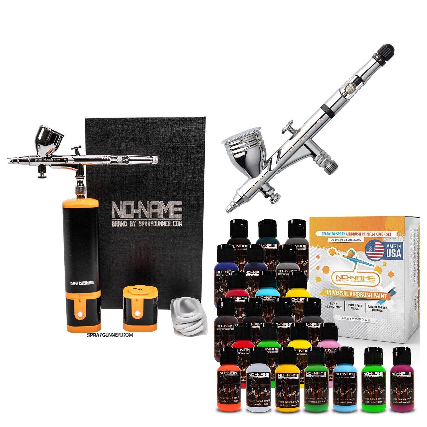 Cordless airbrush battery powered compressor with airbrush kit with Options - Urbanlystore