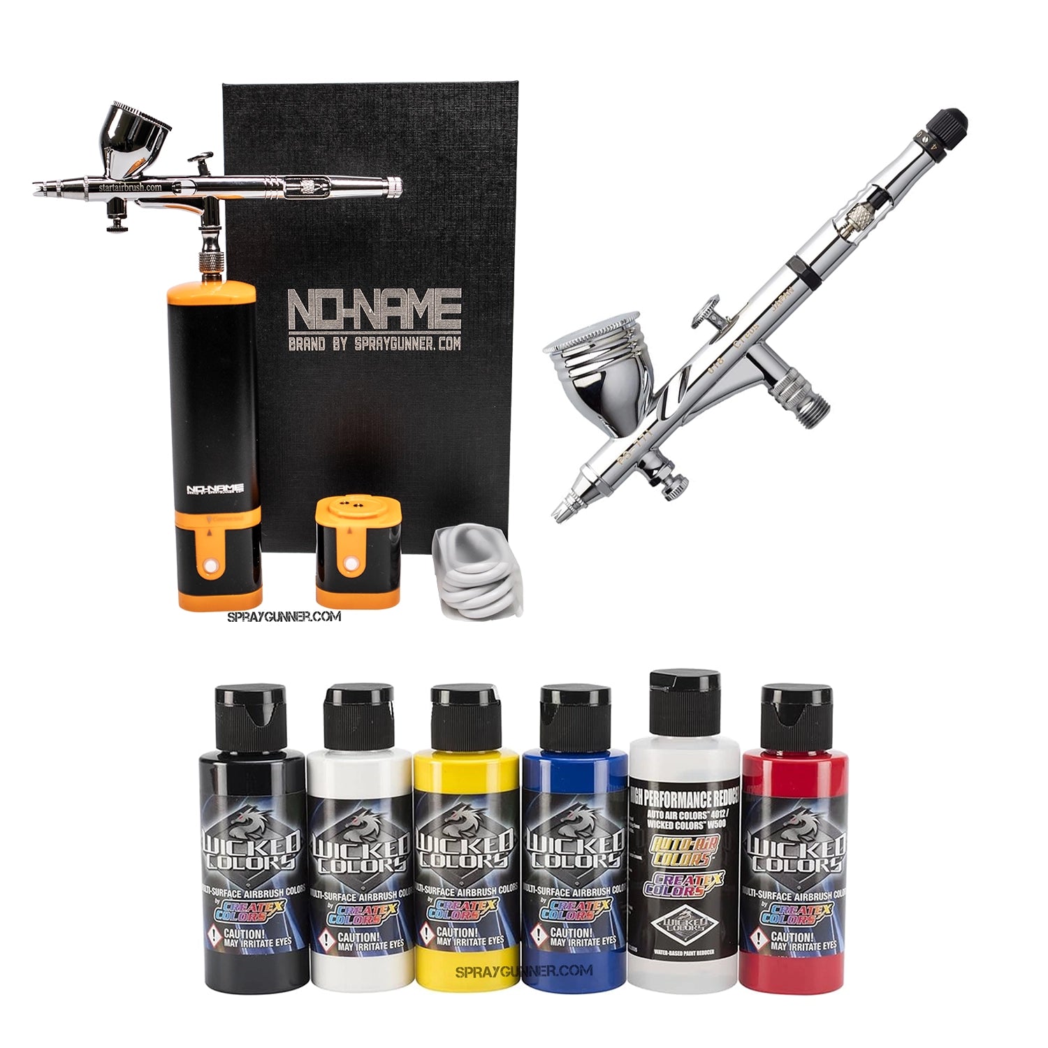 Cordless airbrush battery powered compressor with airbrush kit with Options - Urbanlystore