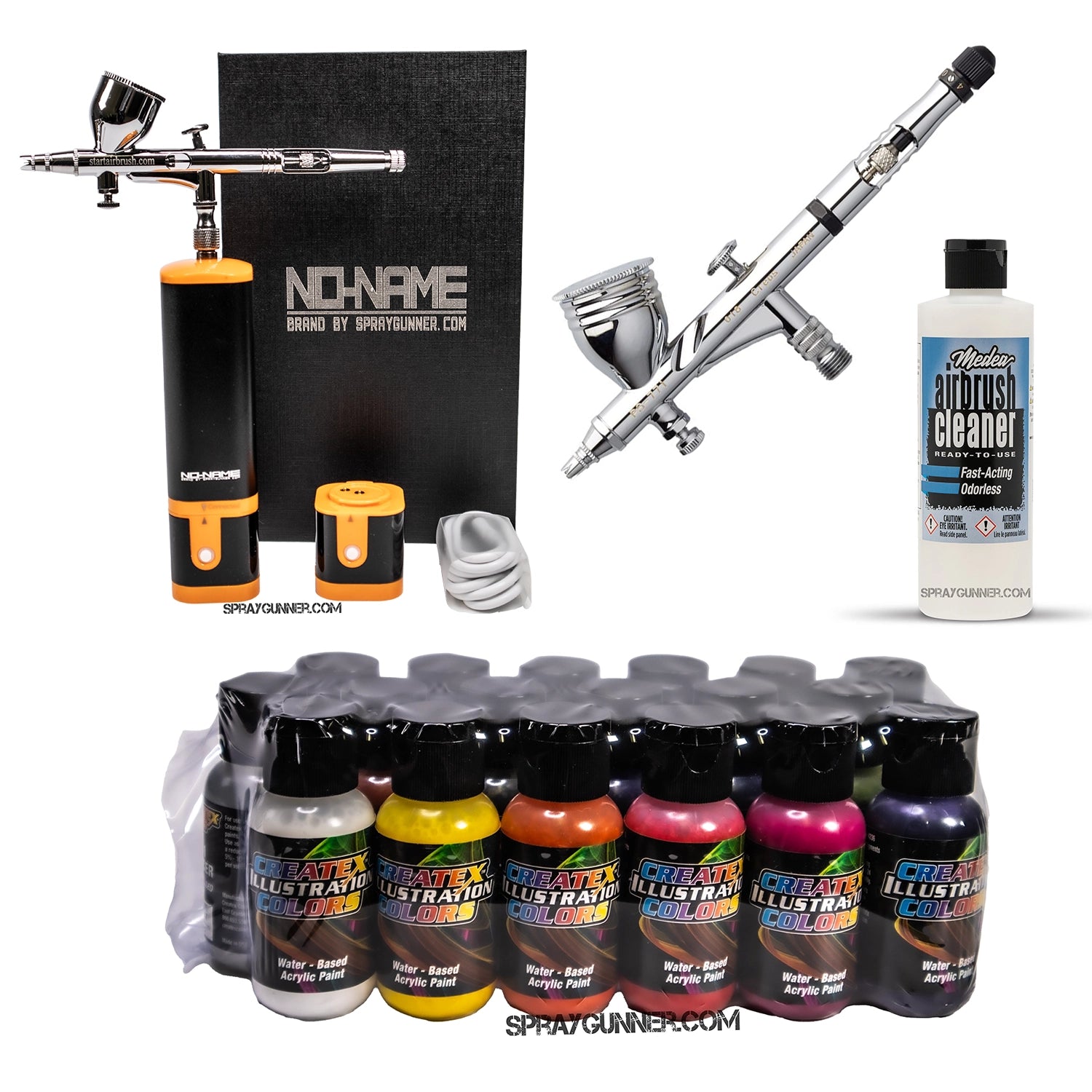 Cordless airbrush battery powered compressor with airbrush kit with Options - Urbanlystore