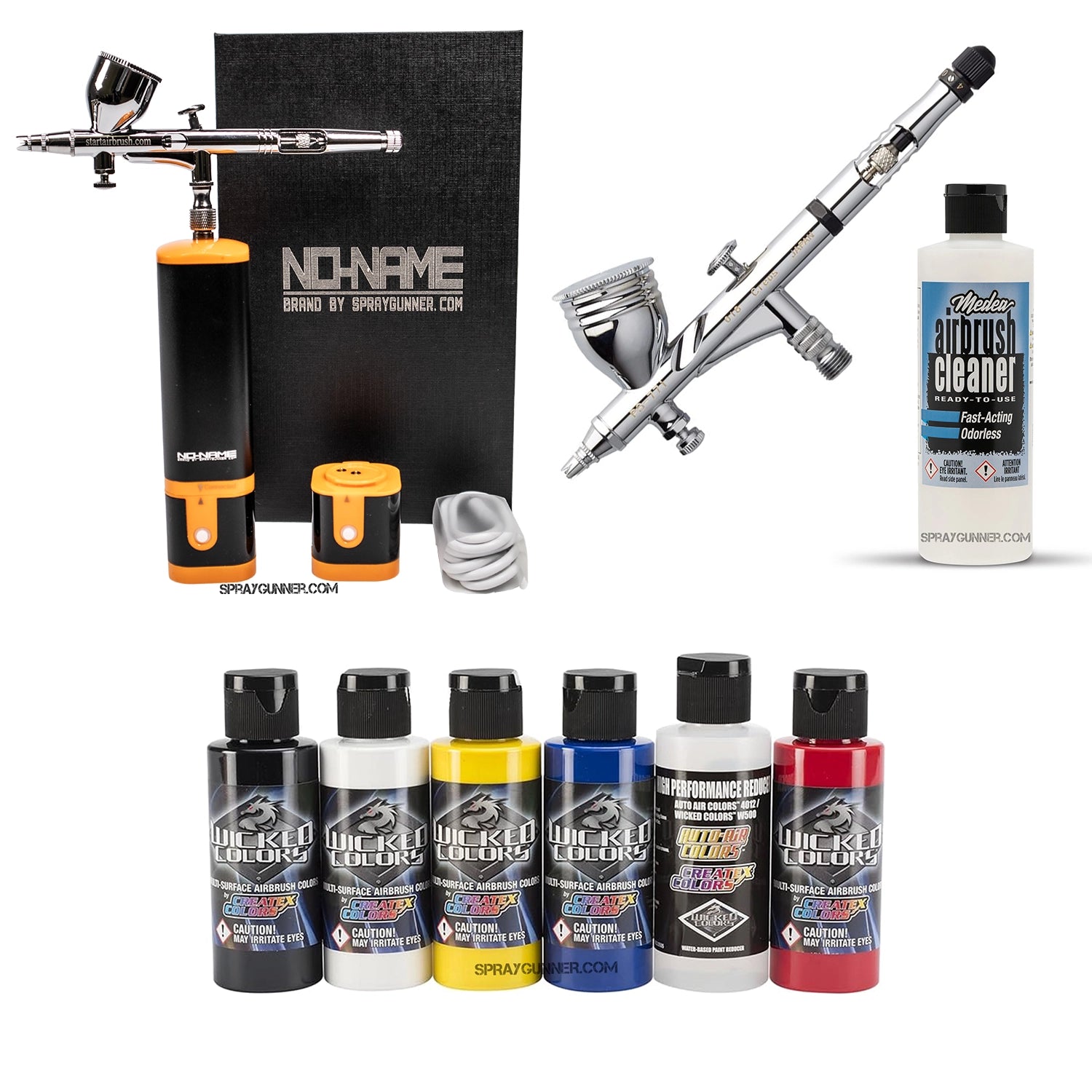 Cordless airbrush battery powered compressor with airbrush kit with Options - Urbanlystore
