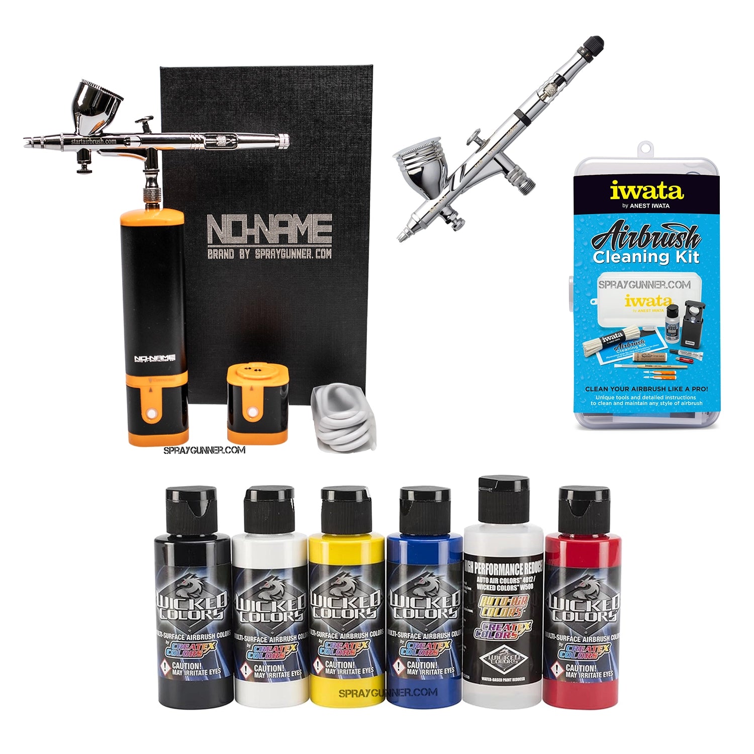 Cordless airbrush battery powered compressor with airbrush kit with Options - Urbanlystore