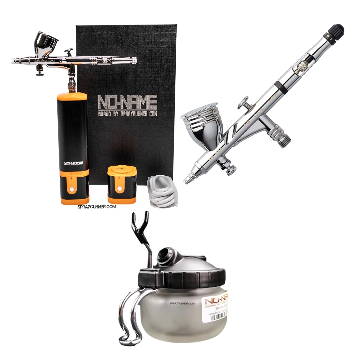 Cordless airbrush battery powered compressor with airbrush kit with Options - Urbanlystore