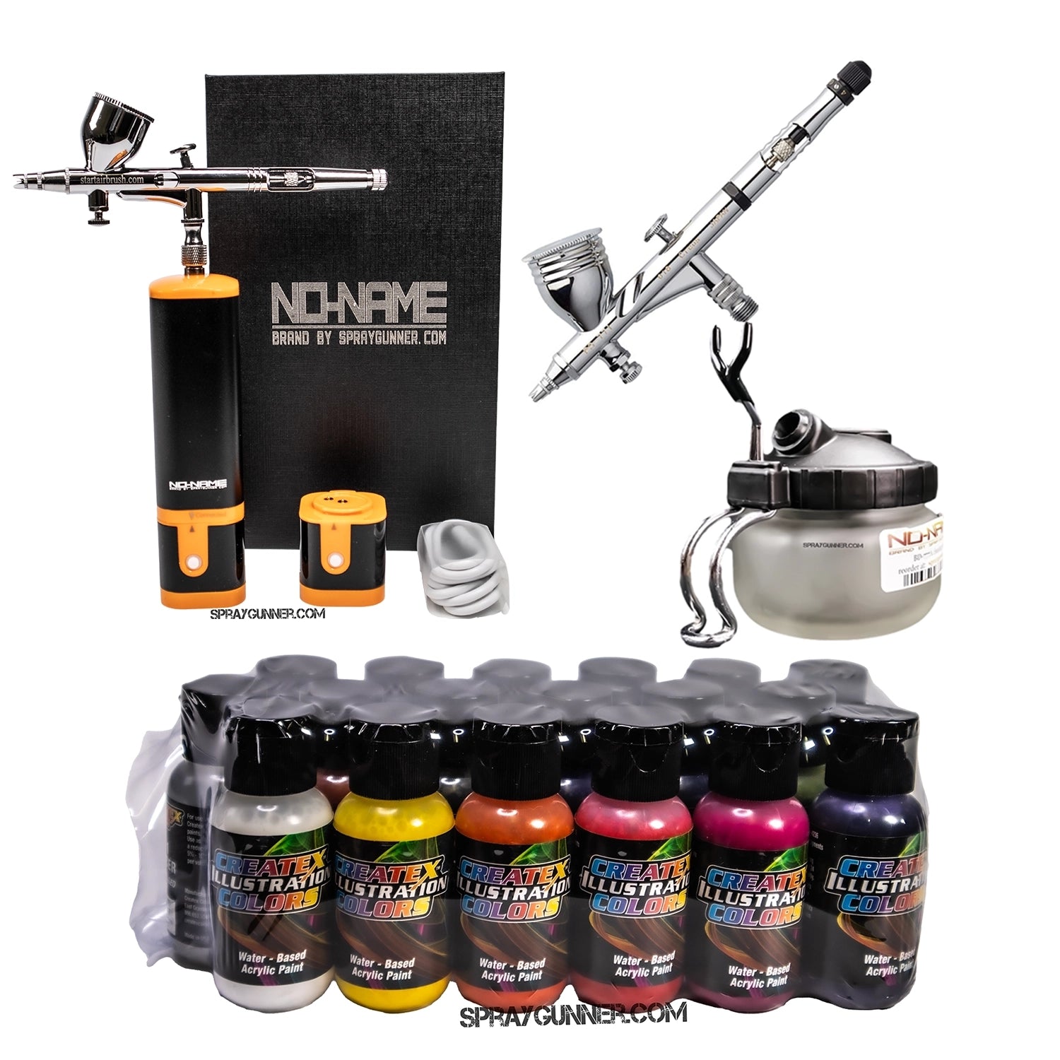 Cordless airbrush battery powered compressor with airbrush kit with Options - Urbanlystore
