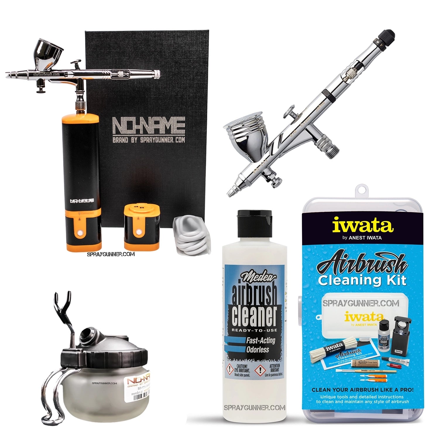 Cordless airbrush battery powered compressor with airbrush kit with Options - Urbanlystore