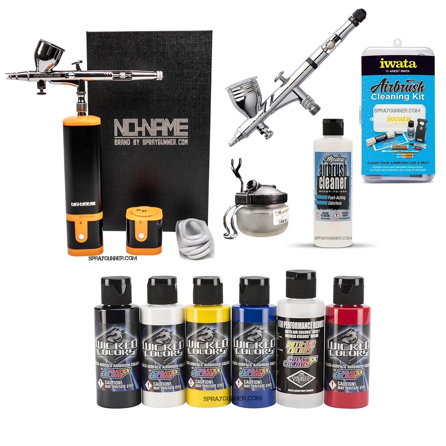 Cordless airbrush battery powered compressor with airbrush kit with Options - Urbanlystore