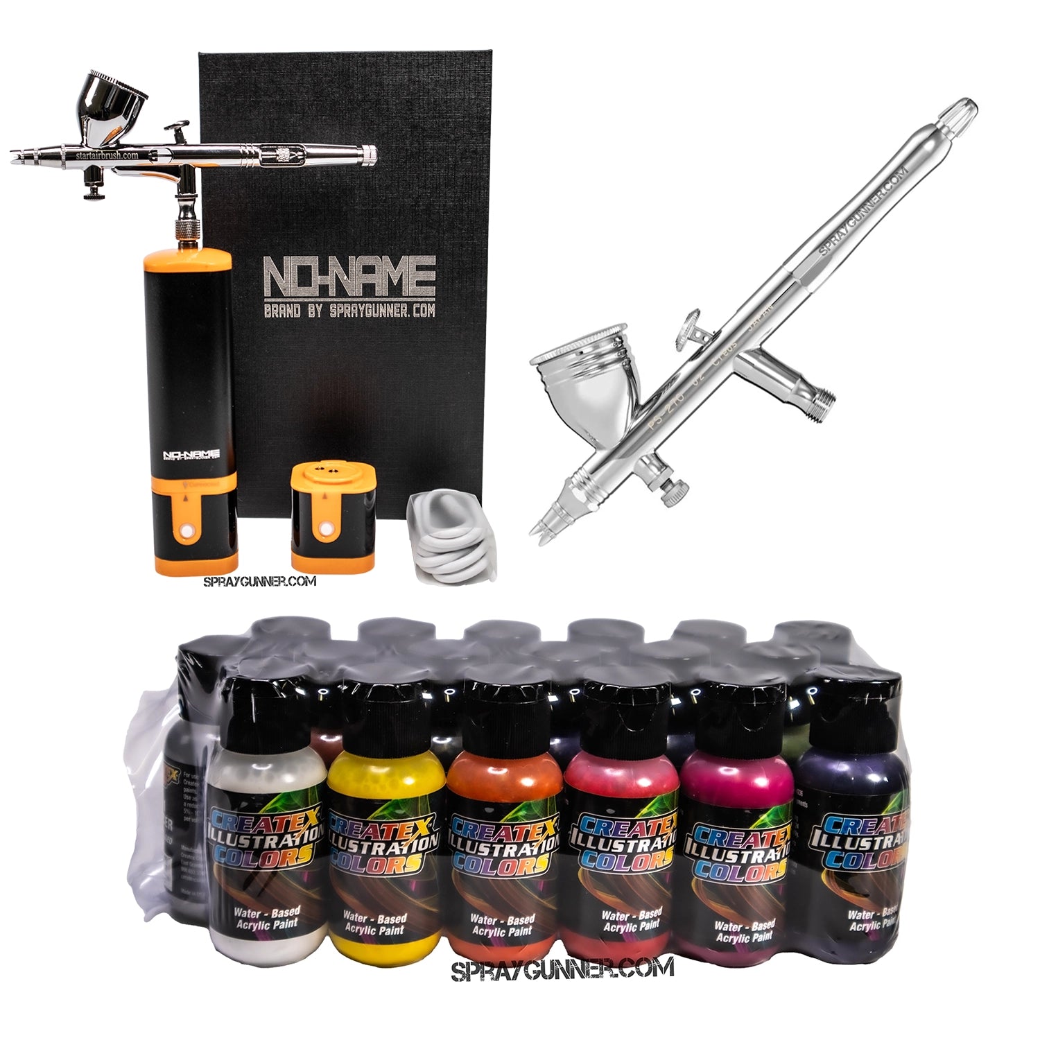Cordless airbrush battery powered compressor with airbrush kit with Options - Urbanlystore
