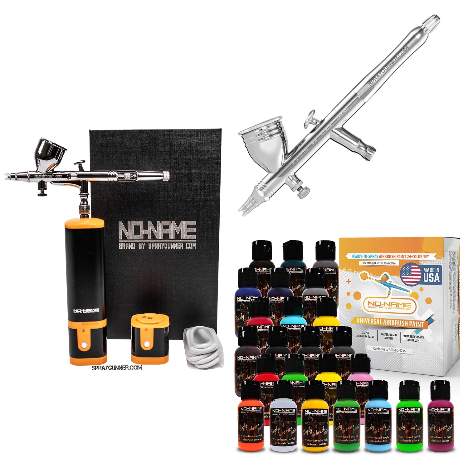 Cordless airbrush battery powered compressor with airbrush kit with Options - Urbanlystore