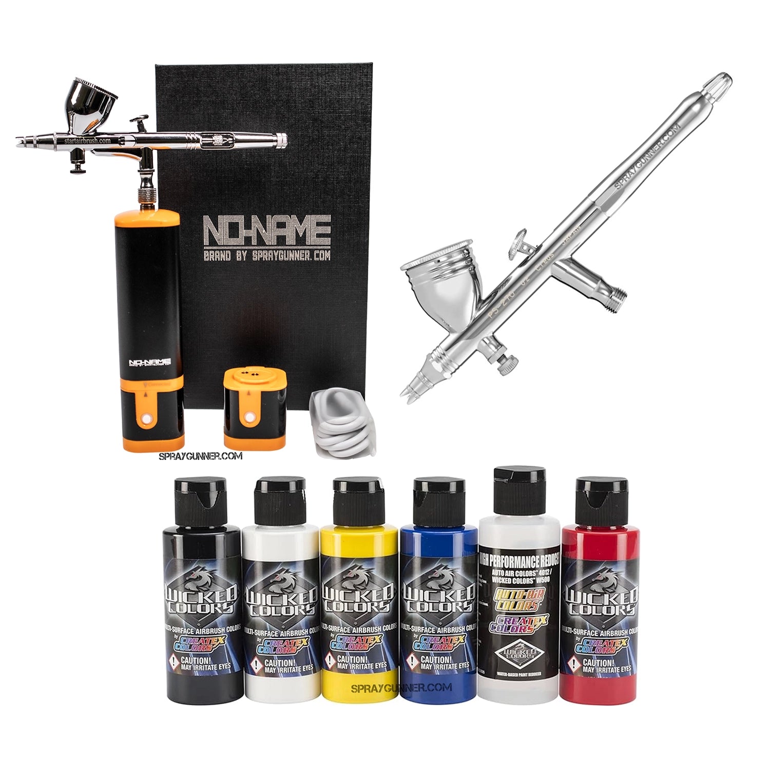 Cordless airbrush battery powered compressor with airbrush kit with Options - Urbanlystore