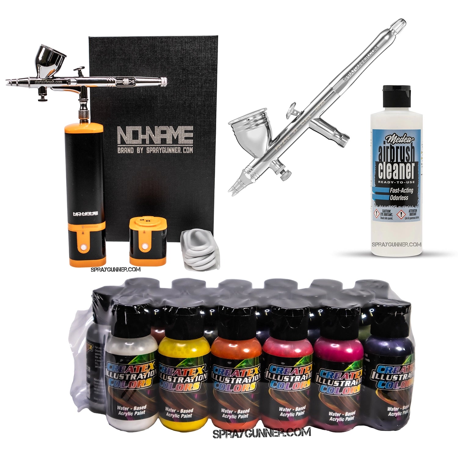 Cordless airbrush battery powered compressor with airbrush kit with Options - Urbanlystore