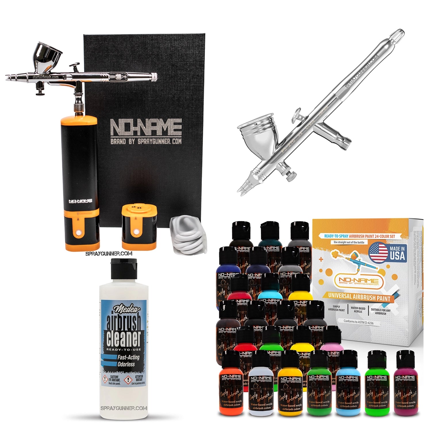 Cordless airbrush battery powered compressor with airbrush kit with Options - Urbanlystore