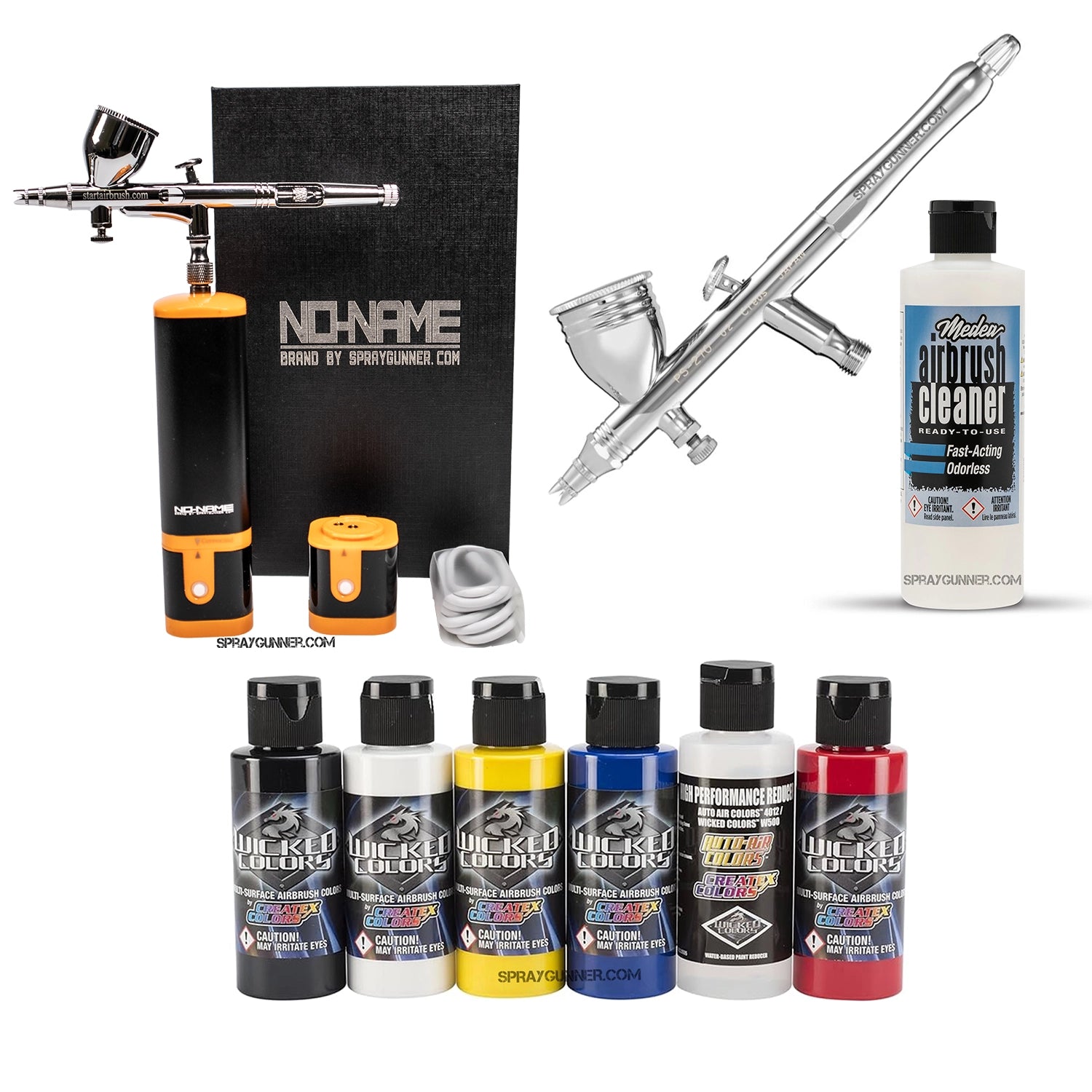 Cordless airbrush battery powered compressor with airbrush kit with Options - Urbanlystore