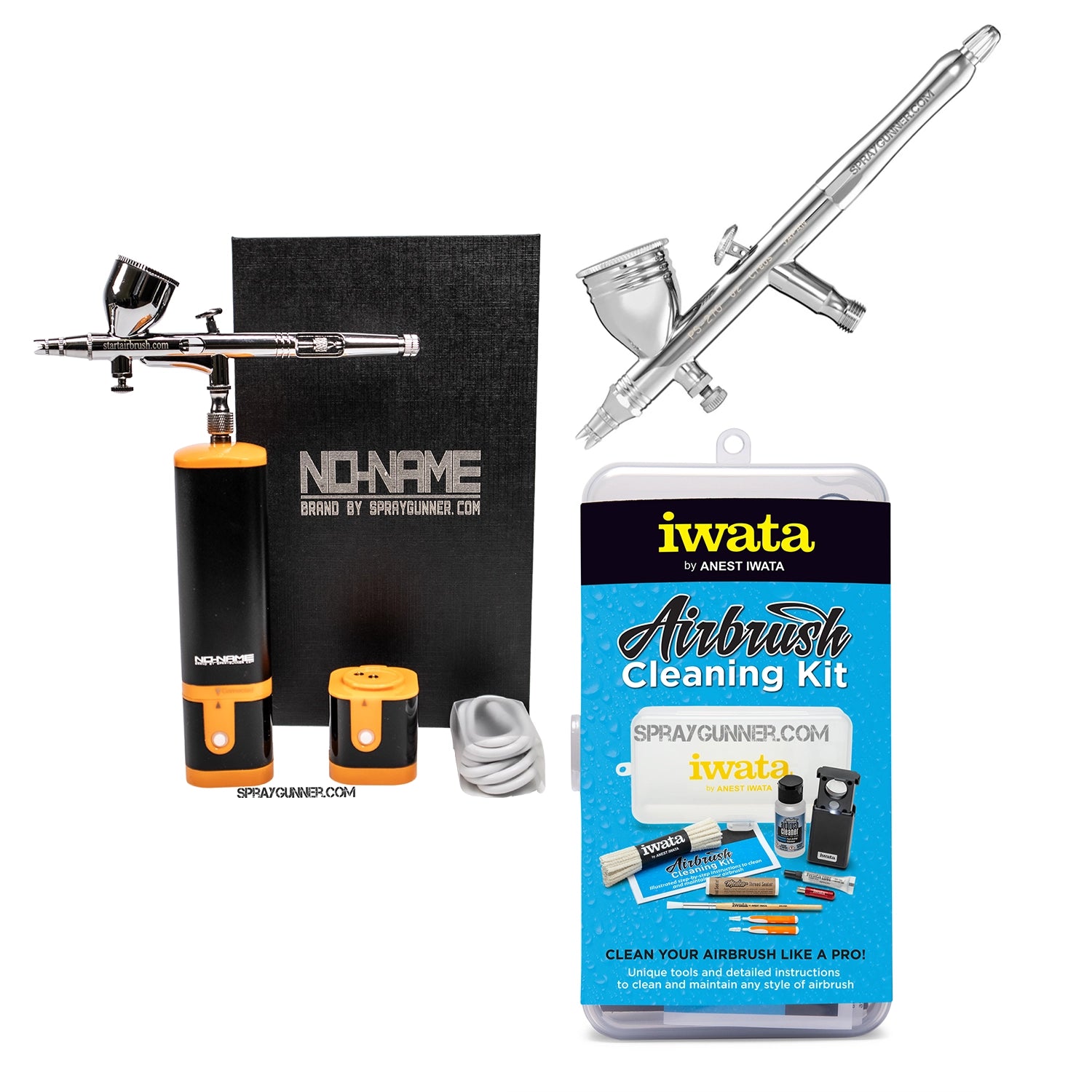 Cordless airbrush battery powered compressor with airbrush kit with Options - Urbanlystore