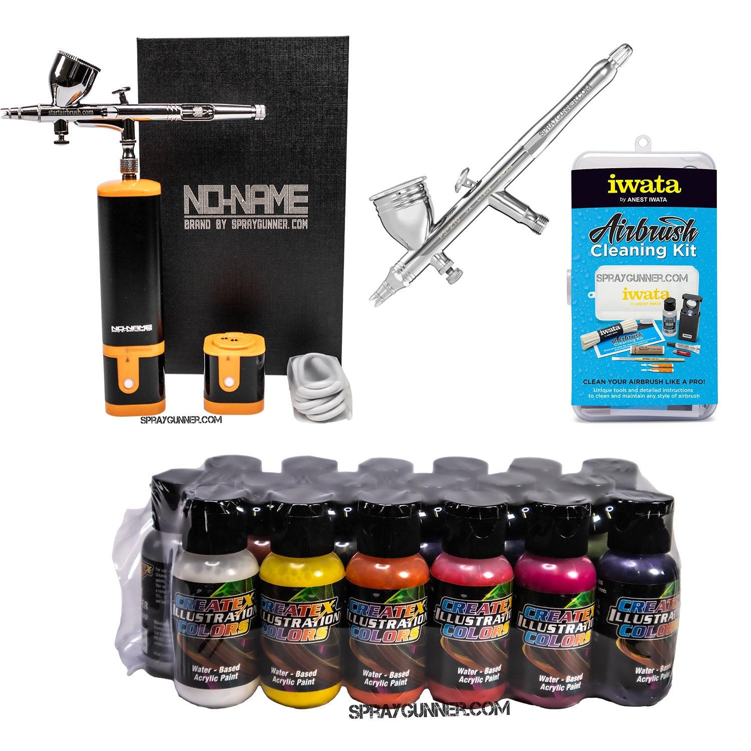 Cordless airbrush battery powered compressor with airbrush kit with Options - Urbanlystore