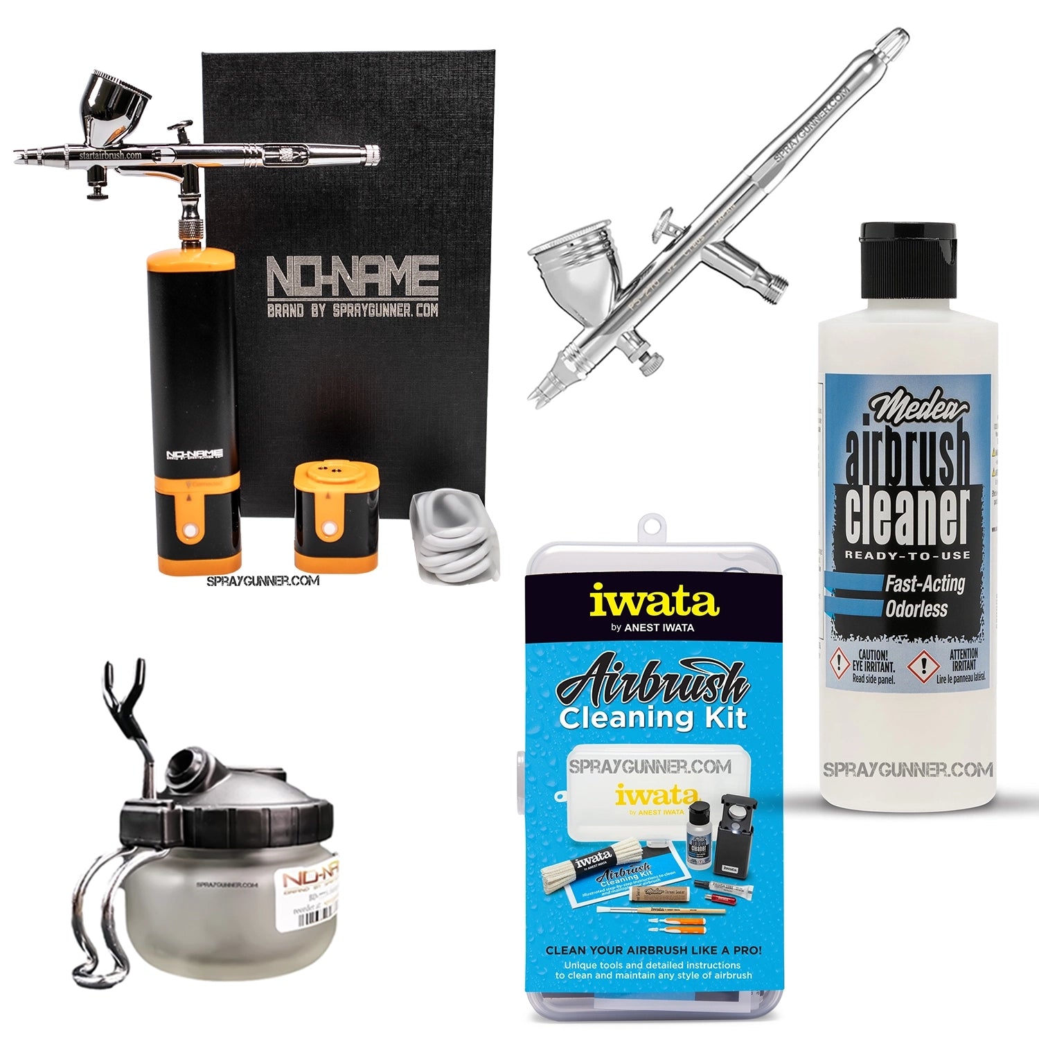 Cordless airbrush battery powered compressor with airbrush kit with Options - Urbanlystore