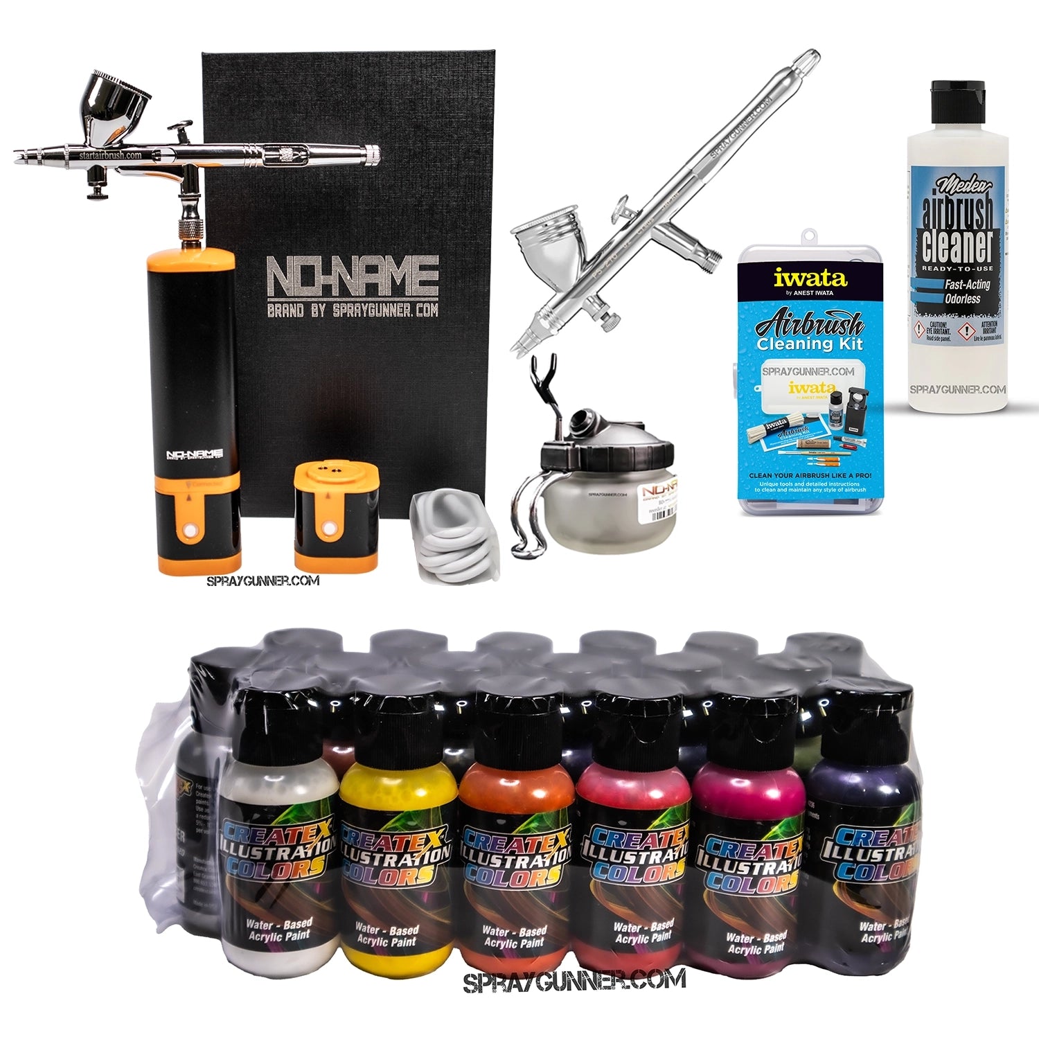 Cordless airbrush battery powered compressor with airbrush kit with Options - Urbanlystore