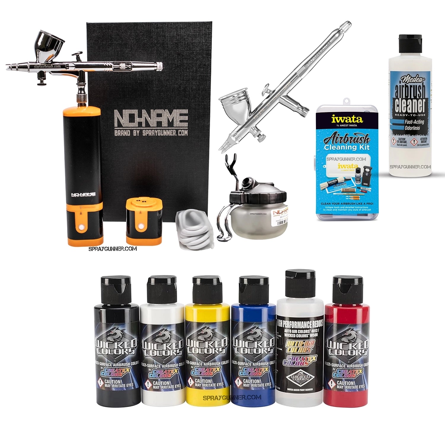 Cordless airbrush battery powered compressor with airbrush kit with Options - Urbanlystore
