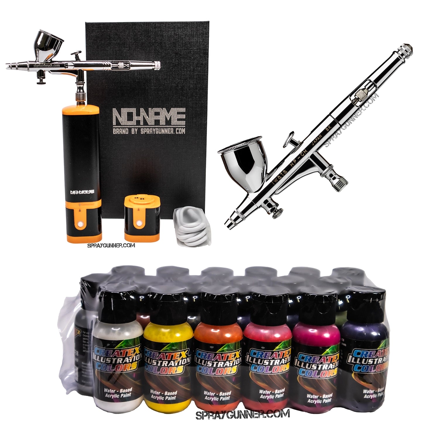 Cordless airbrush battery powered compressor with airbrush kit with Options - Urbanlystore
