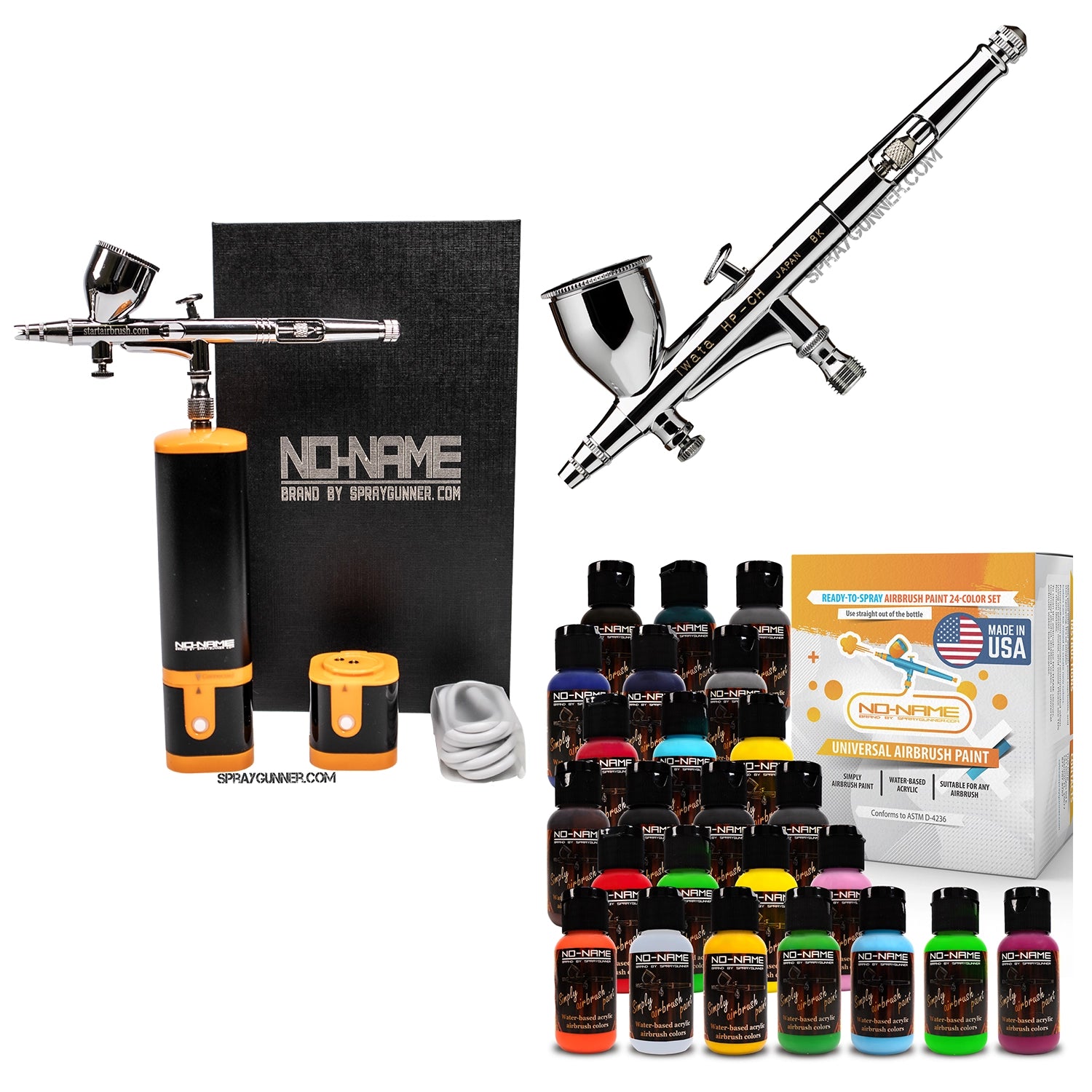 Cordless airbrush battery powered compressor with airbrush kit with Options - Urbanlystore