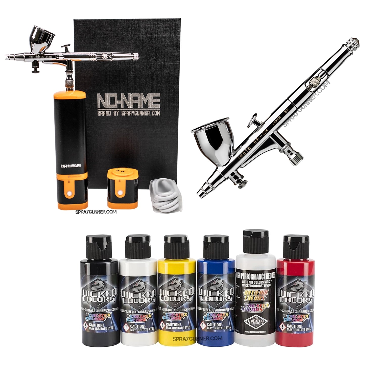 Cordless airbrush battery powered compressor with airbrush kit with Options - Urbanlystore
