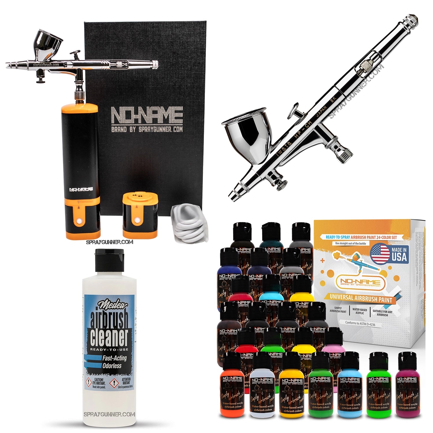 Cordless airbrush battery powered compressor with airbrush kit with Options - Urbanlystore