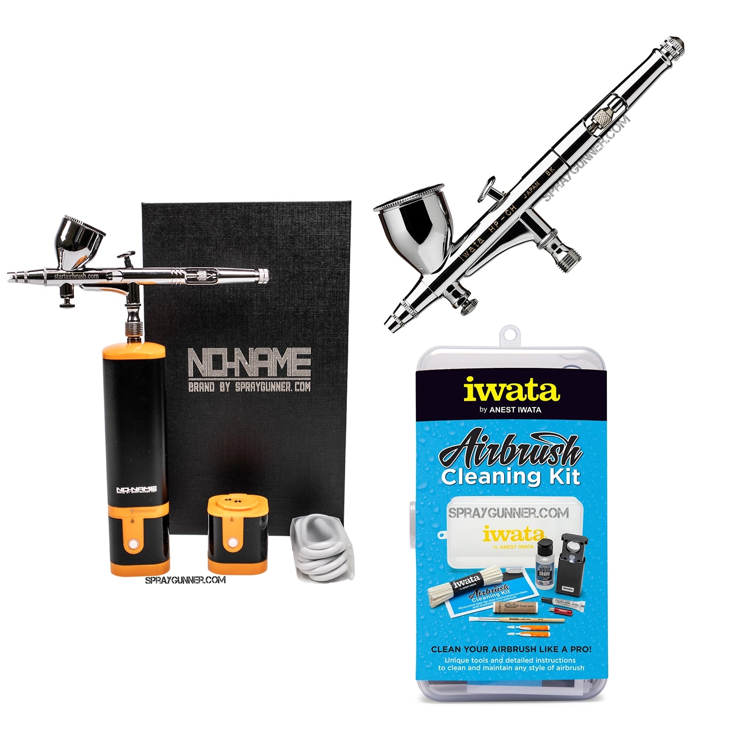 Cordless airbrush battery powered compressor with airbrush kit with Options - Urbanlystore