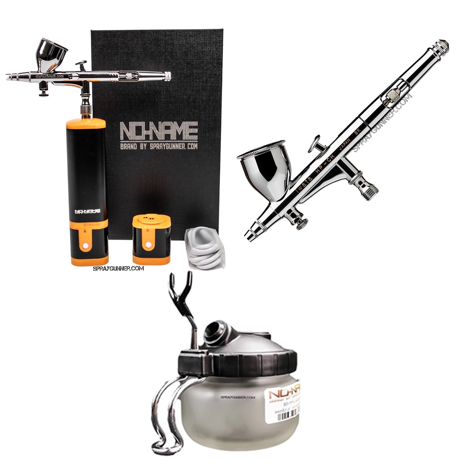 Cordless airbrush battery powered compressor with airbrush kit with Options - Urbanlystore