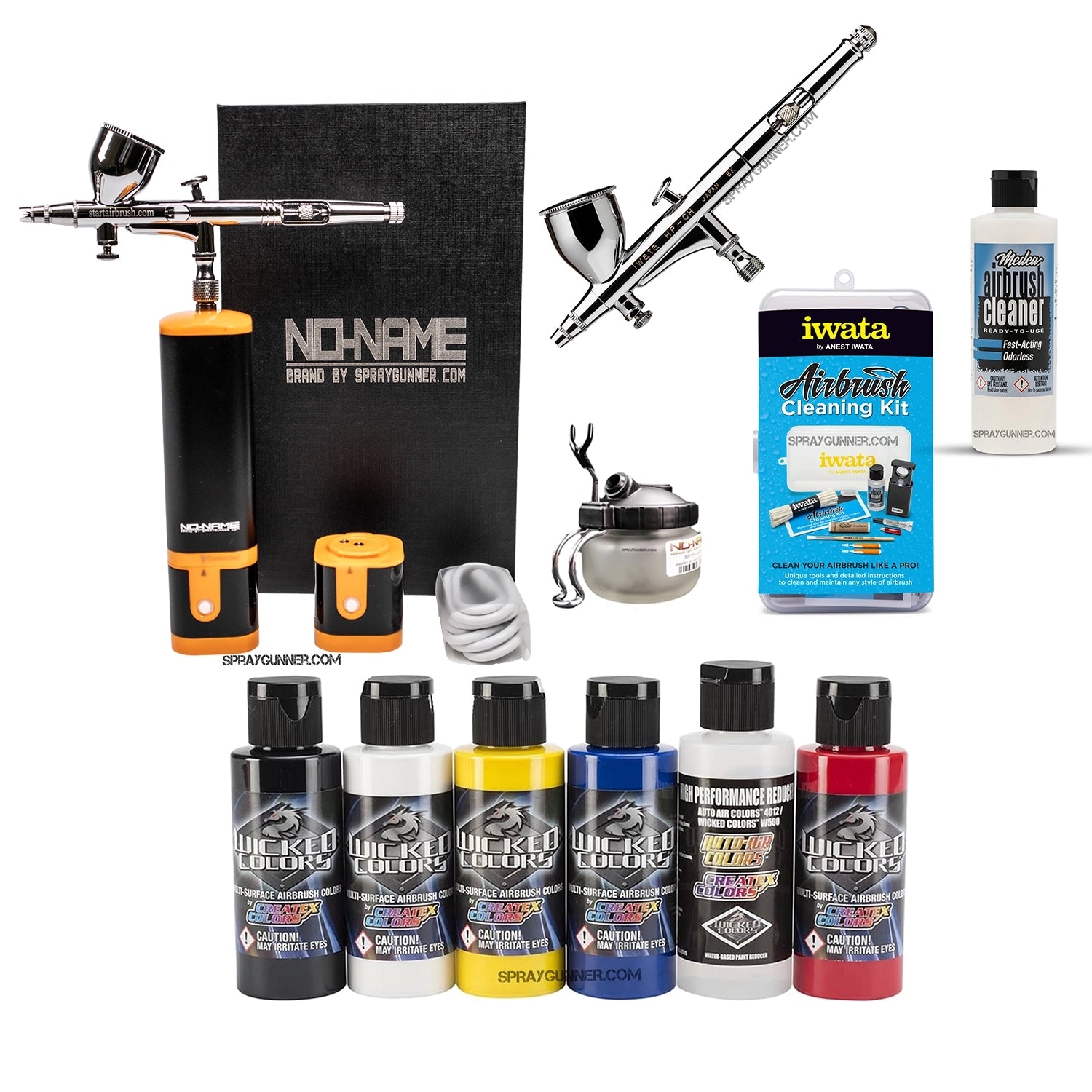Cordless airbrush battery powered compressor with airbrush kit with Options - Urbanlystore