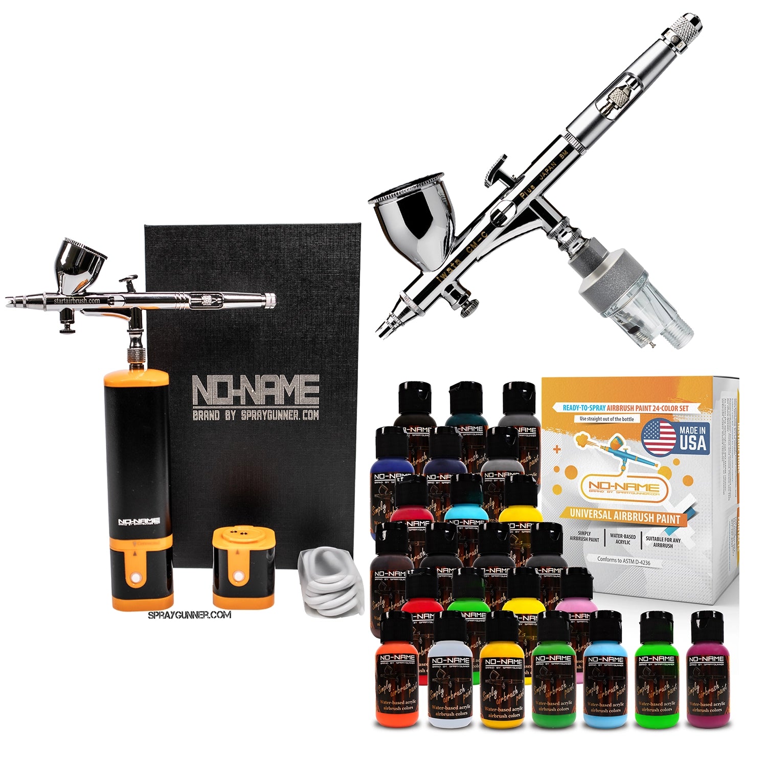 Cordless airbrush battery powered compressor with airbrush kit with Options - Urbanlystore